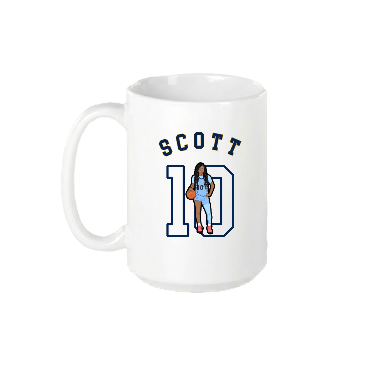 15oz Coffee Mug — Shirsey Arch in White