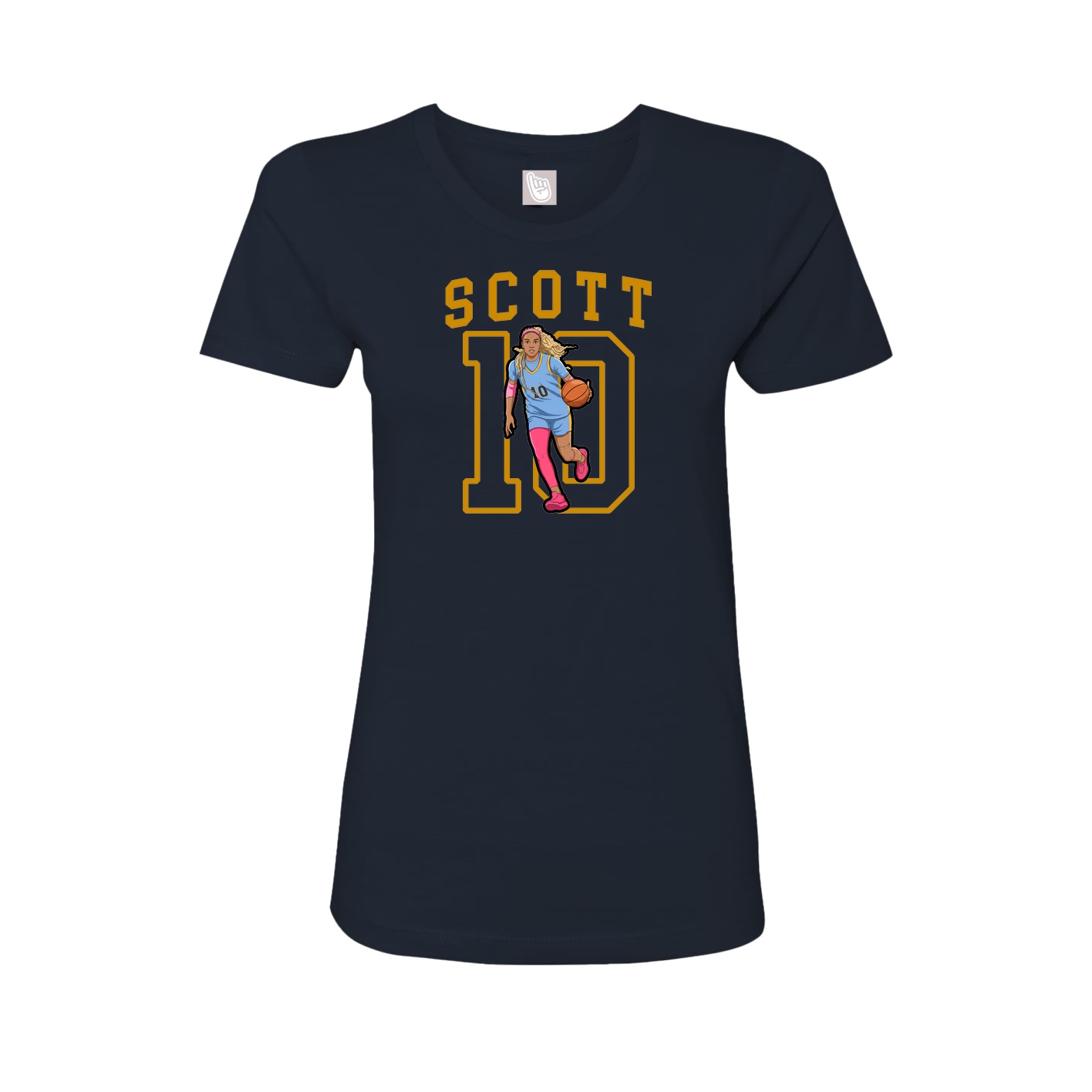 Fitted Women's Tee — Shirsey in Navy