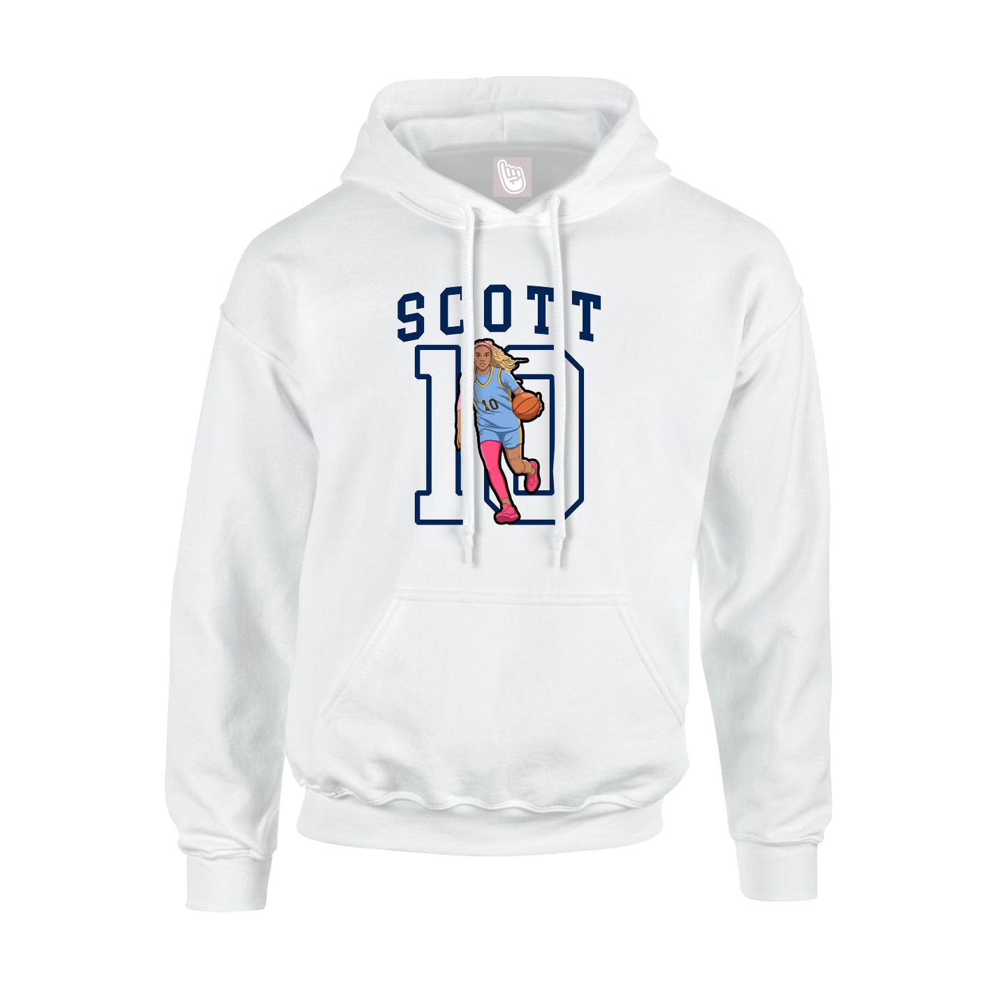 Hoodie — Shirsey in White
