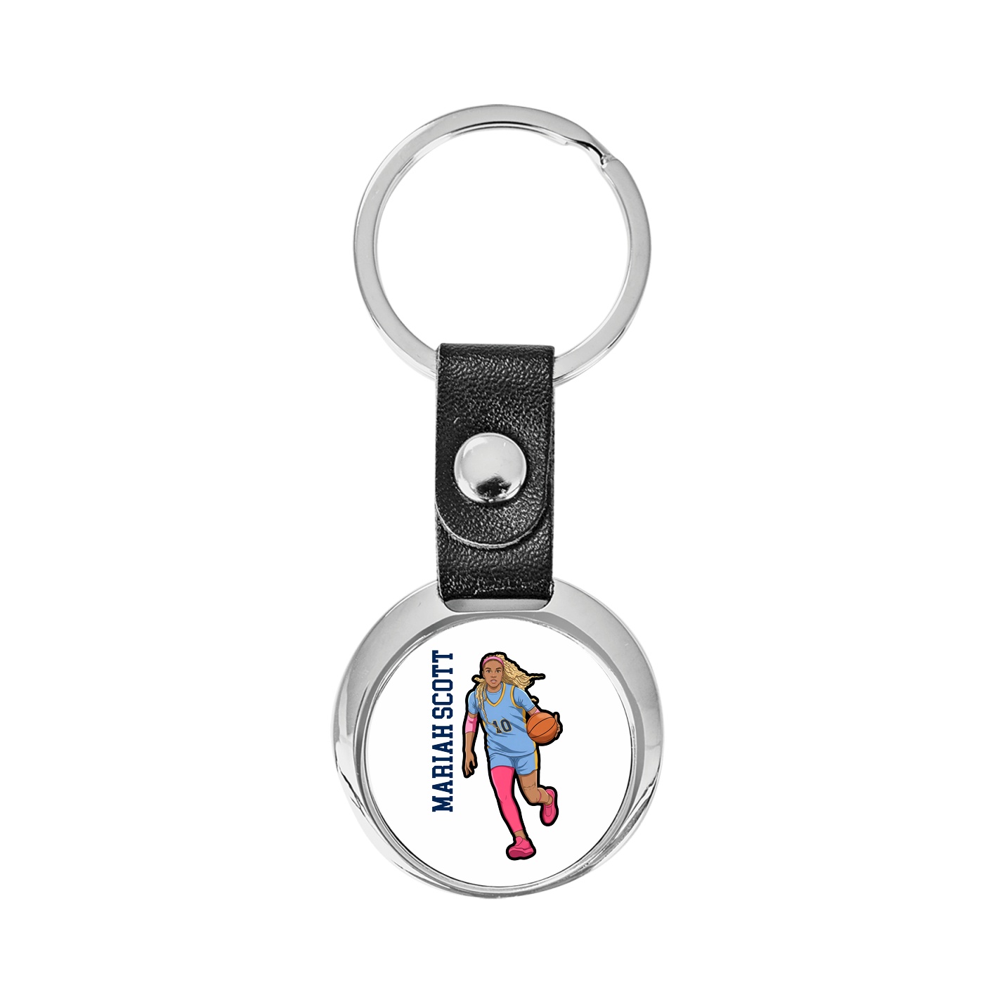 Key Chain — Name Vertical in Classic