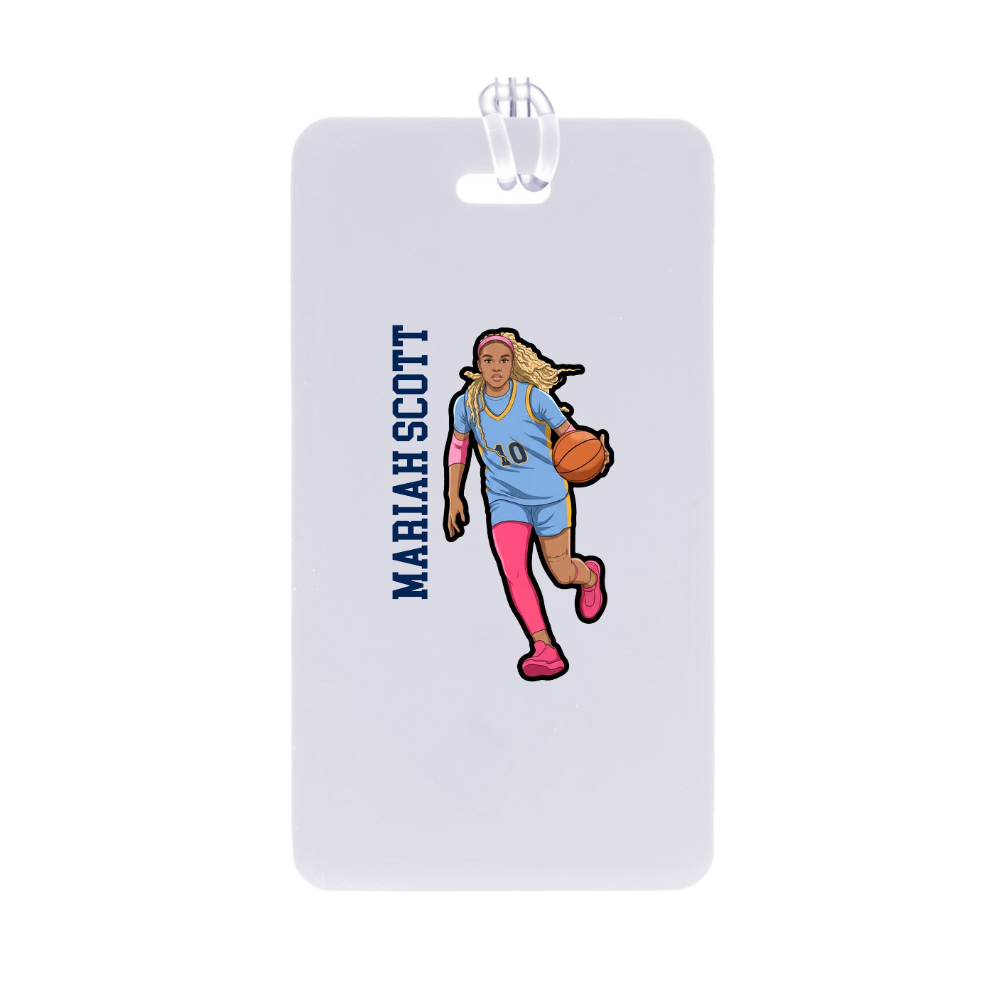 Bag Tag — Name Vertical in Classic
