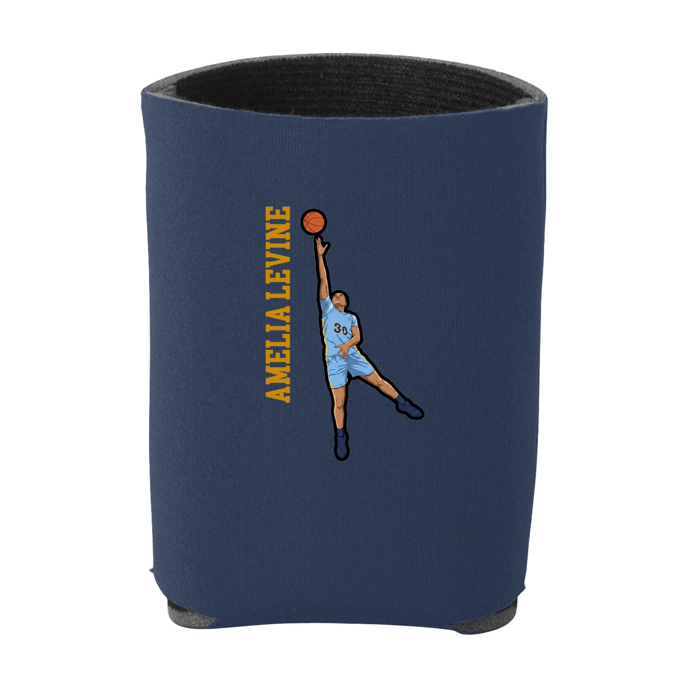 Can Holder — Name Vertical in Navy
