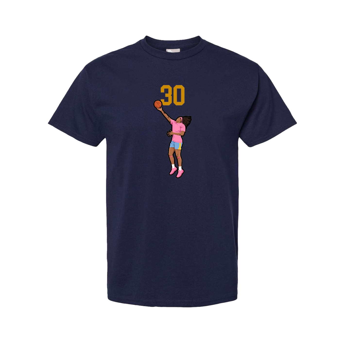 Youth Tee — Number Top in Navy