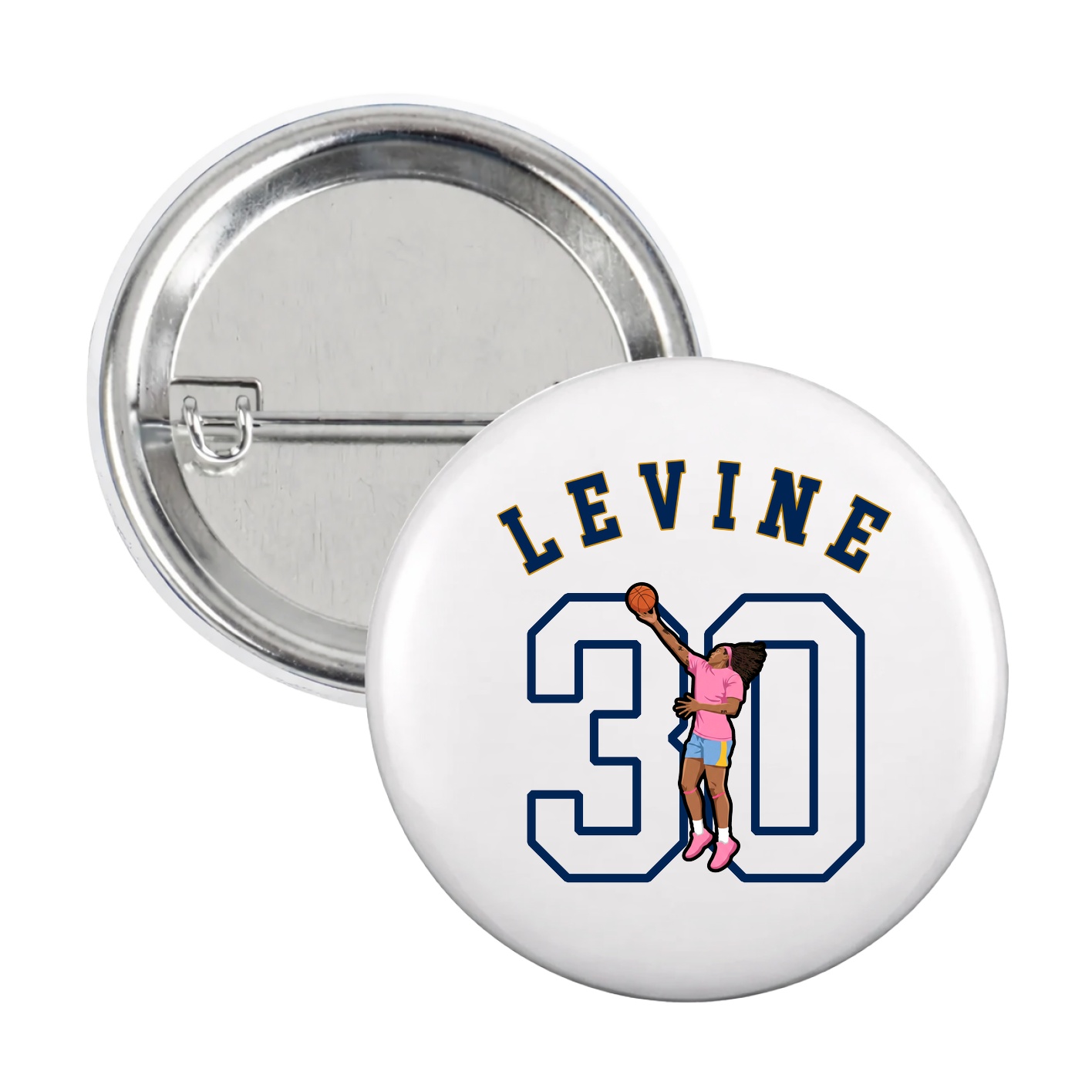 Game Day Button — Shirsey Arch in White