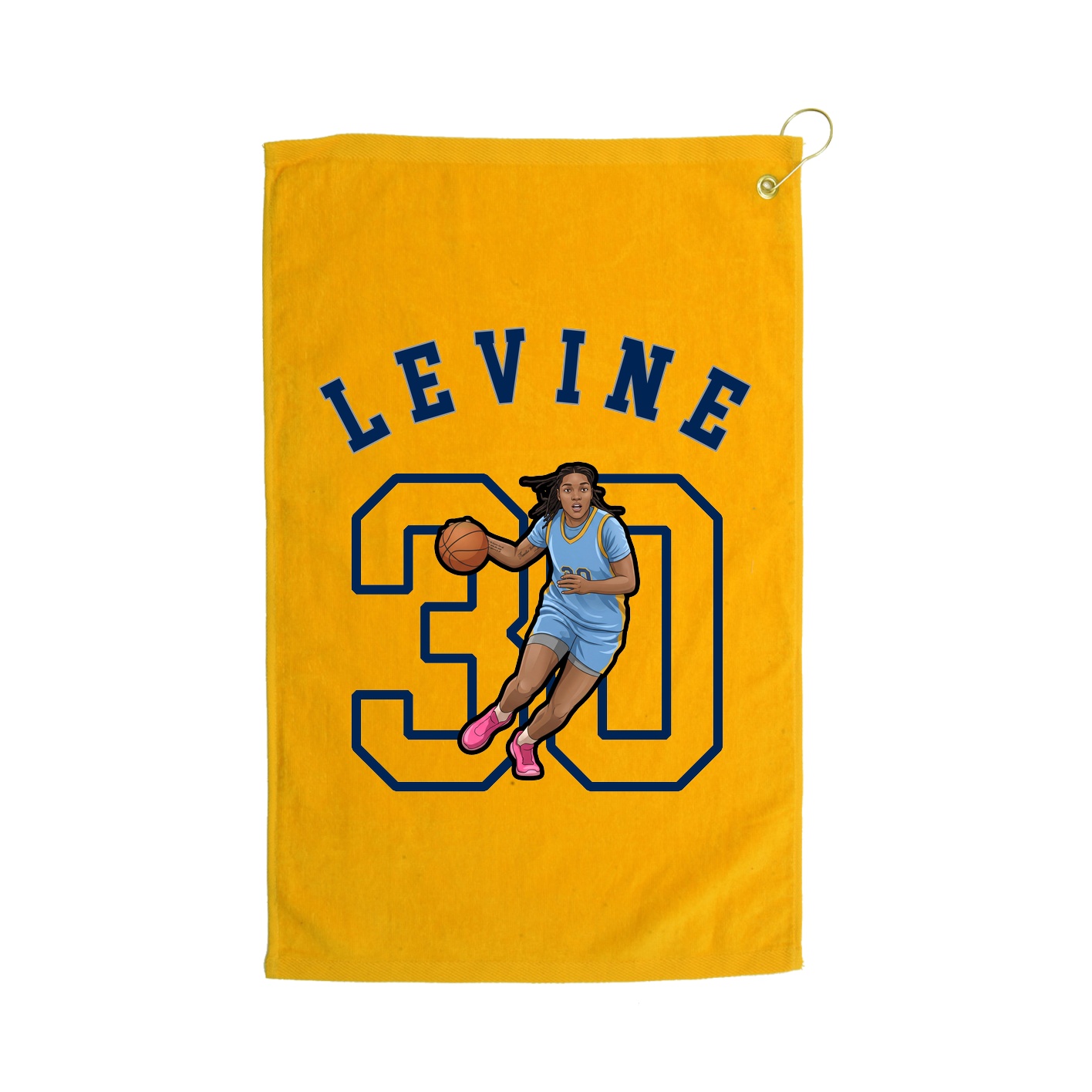 Golf Towel — Shirsey Arch in Gold