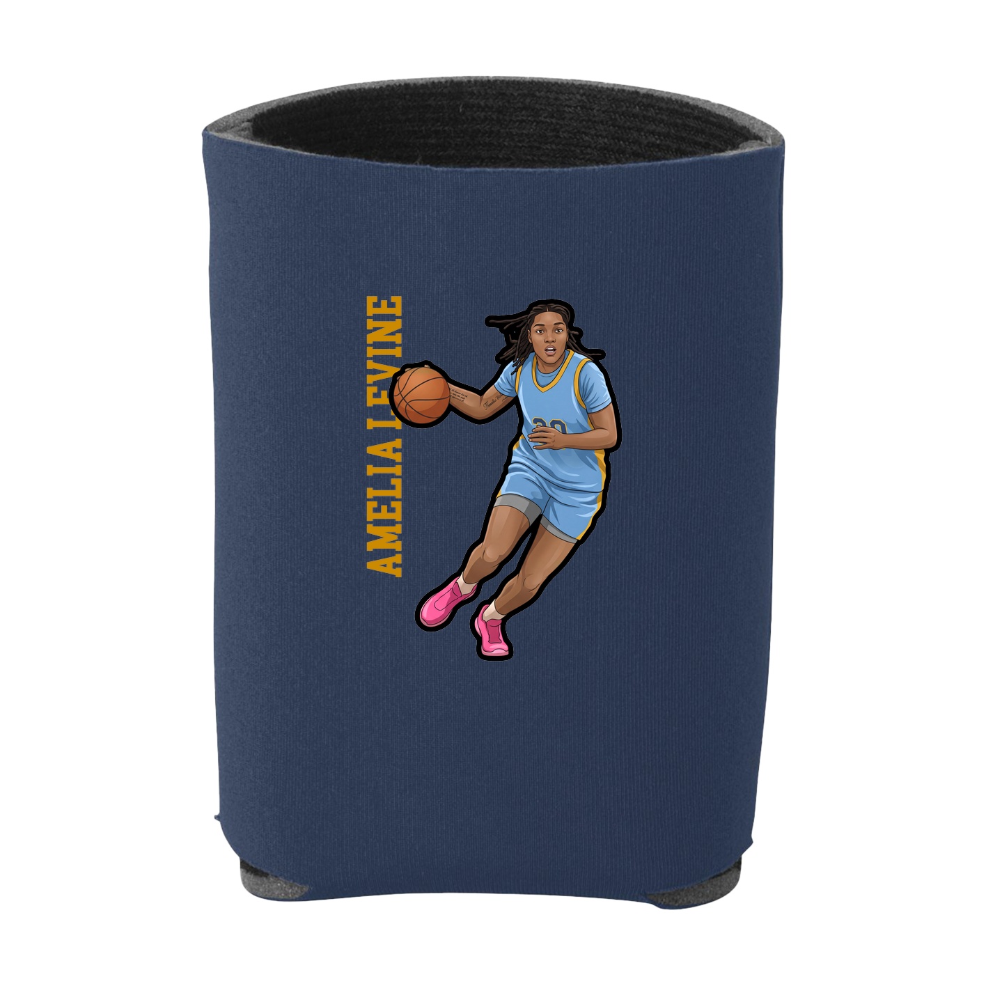 Can Holder — Name Vertical in Navy
