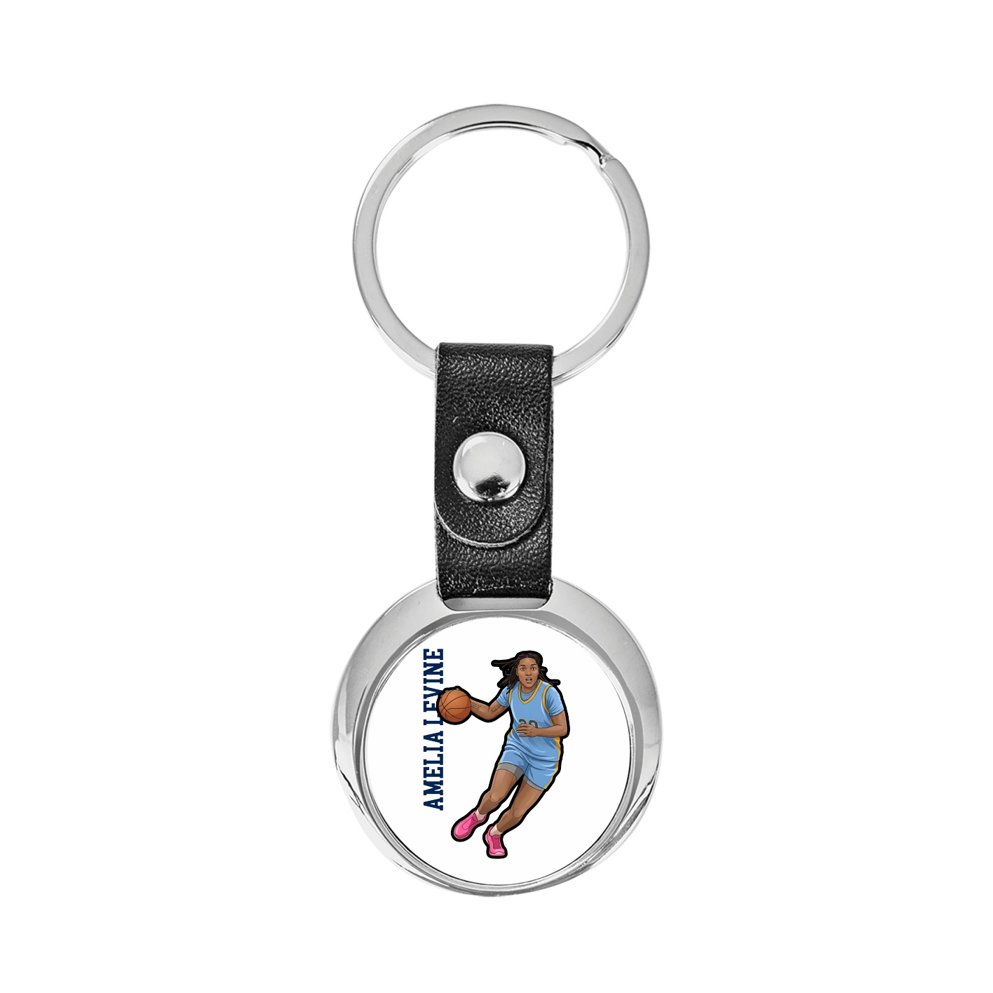 Key Chain — Name Vertical in Classic