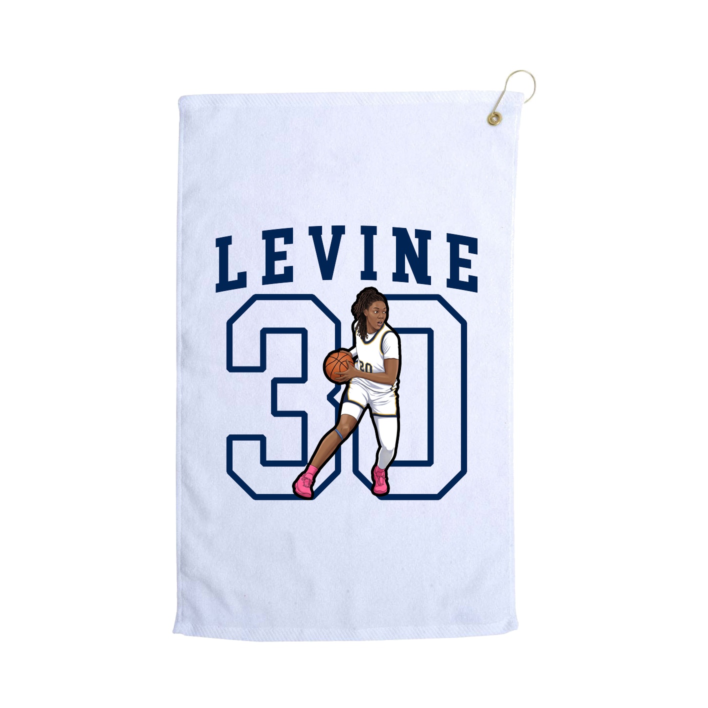 Golf Towel — Shirsey in White