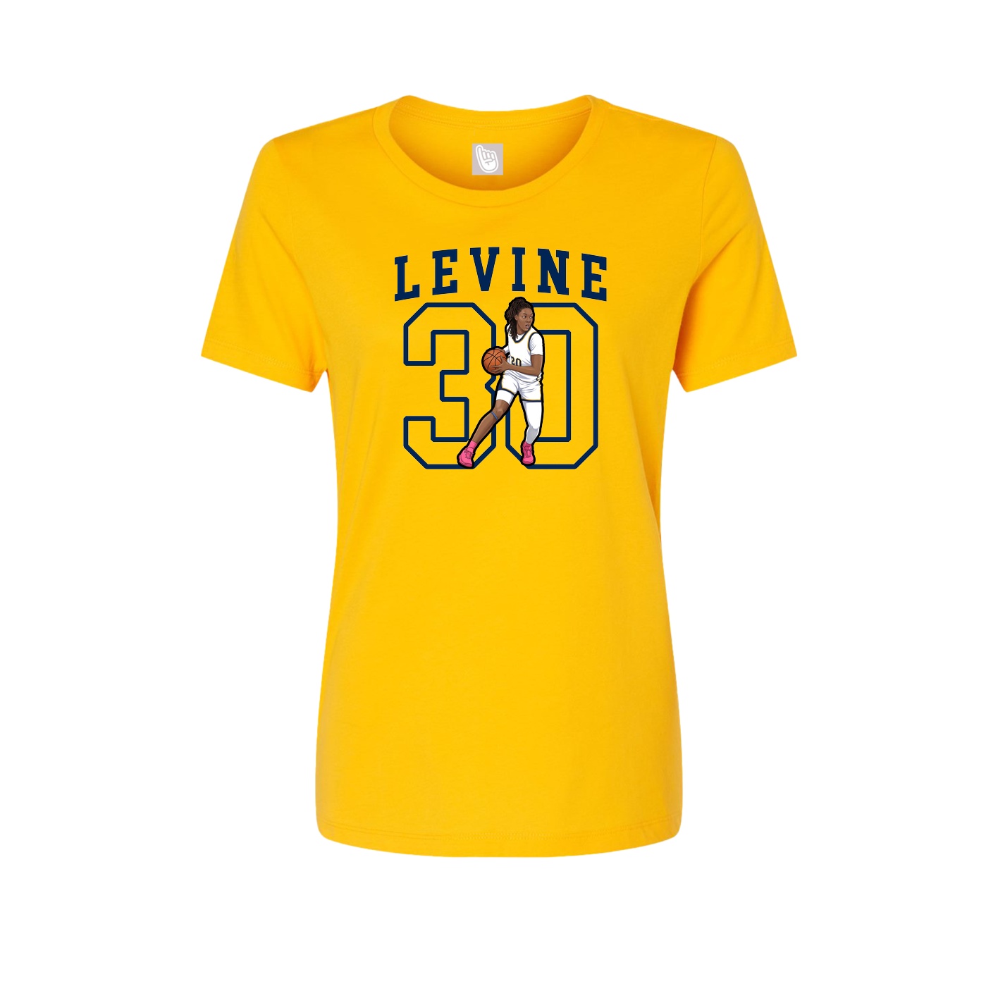 Fitted Women's Tee — Shirsey in Gold