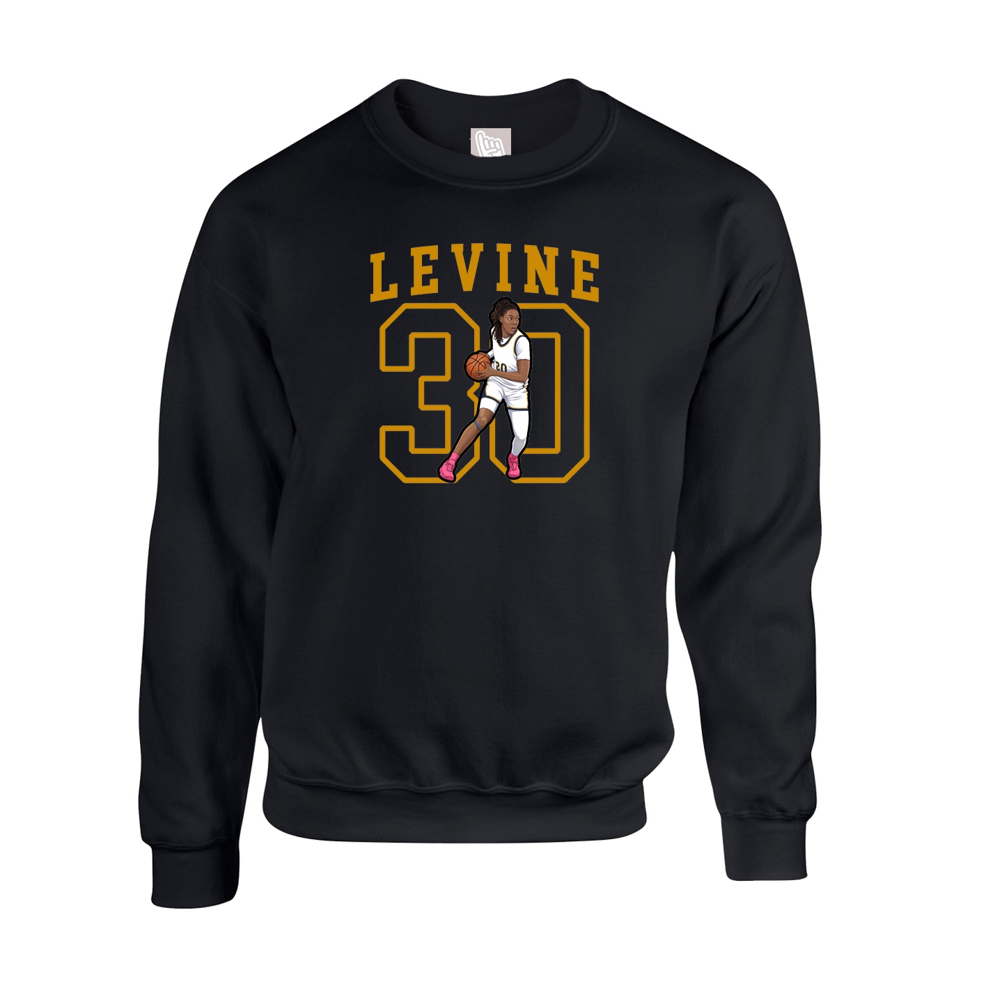 Fleece Crew — Shirsey in Black
