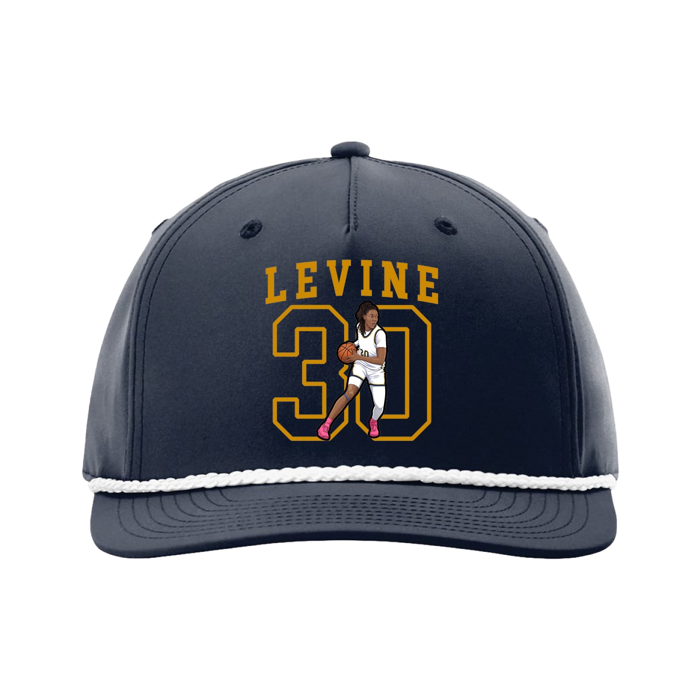 Five-Panel Classic Rope Cap — Shirsey in Navy