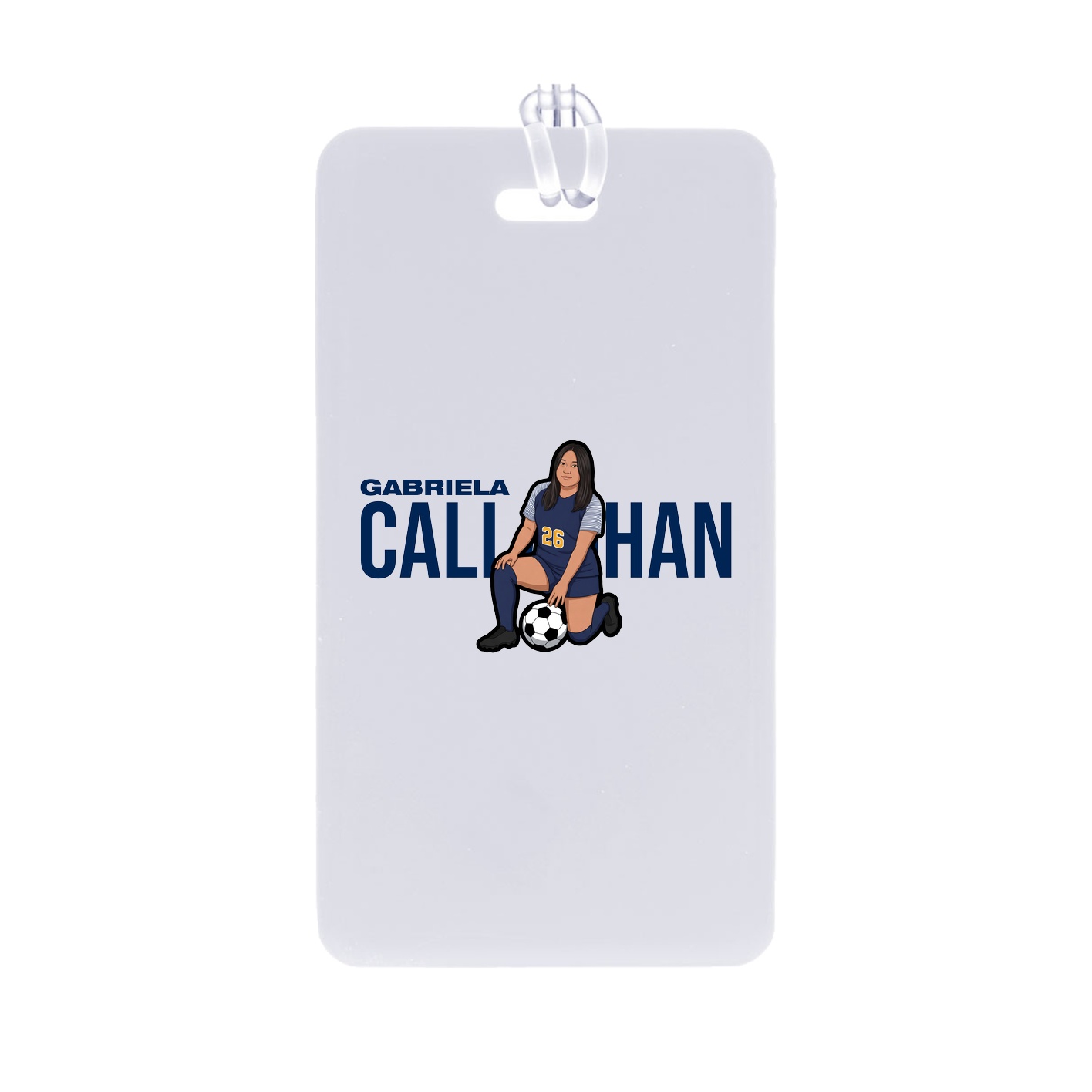 Bag Tag — Player Name in Classic