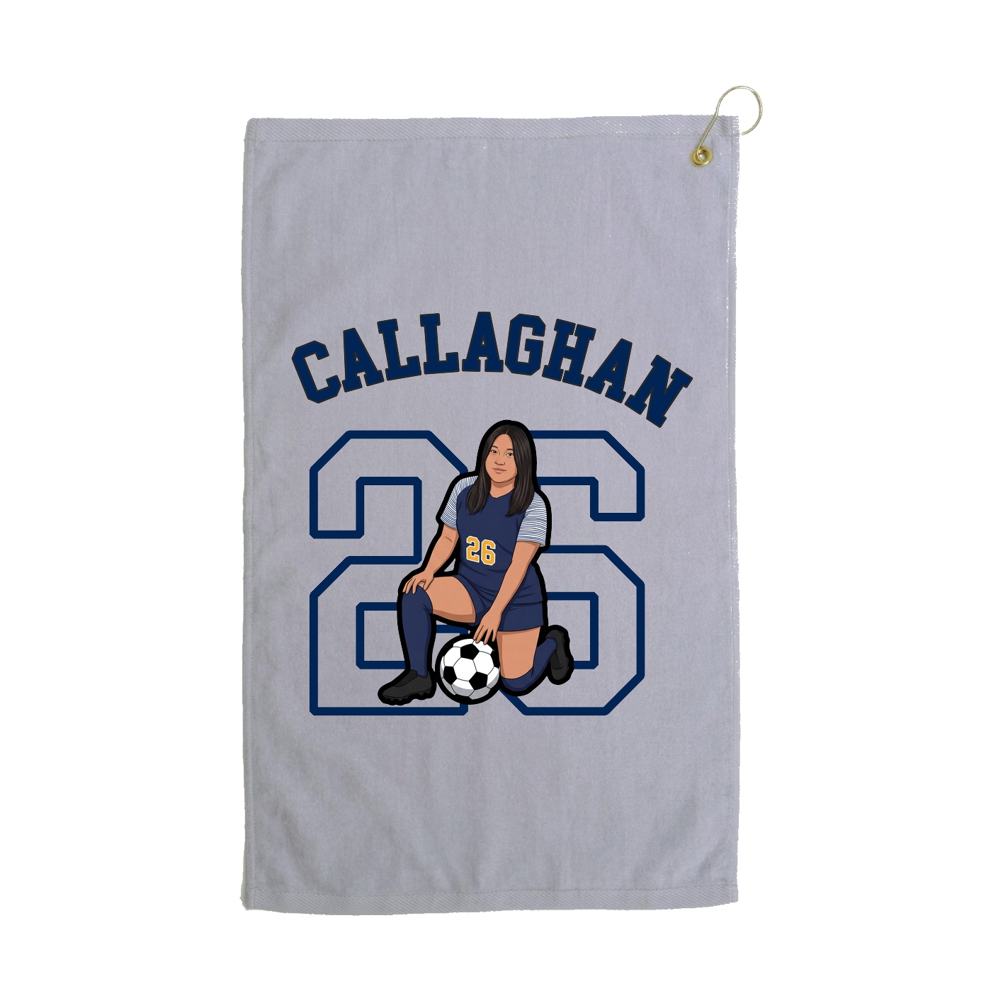 Golf Towel — Shirsey Arch in Grey