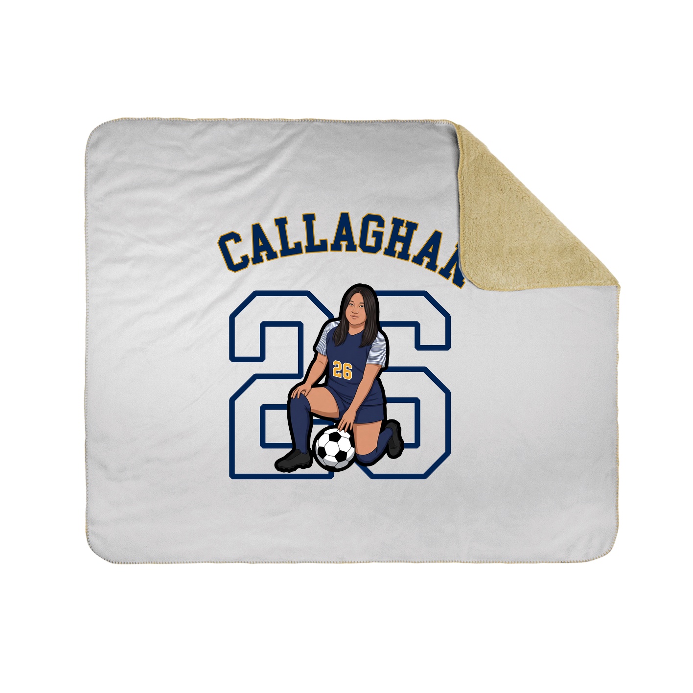 Throw Blanket — Shirsey Arch in White