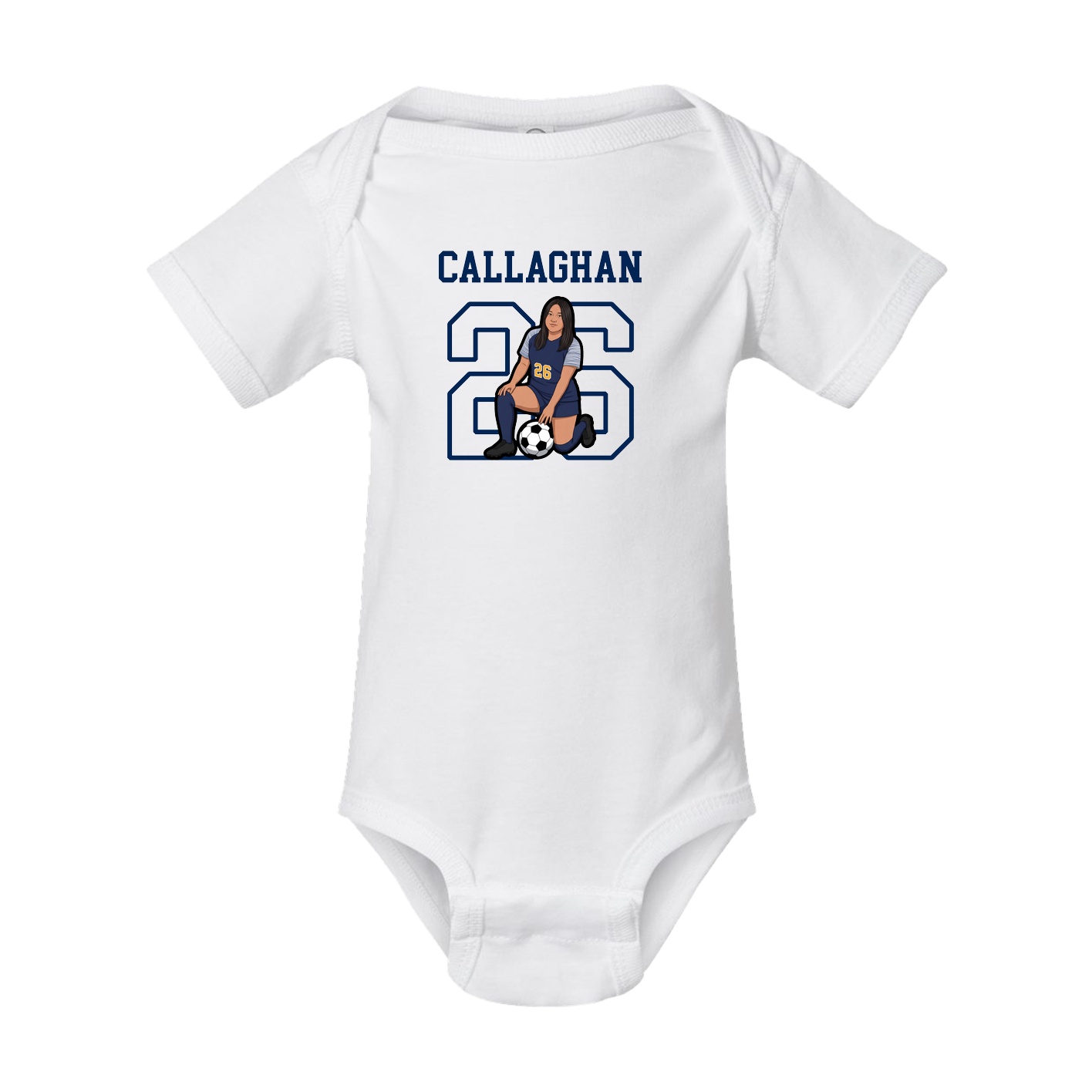 Baby Onesie — Shirsey in White