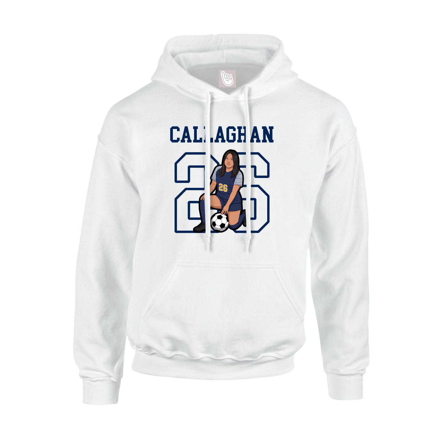 Youth Hoodie — Shirsey in White