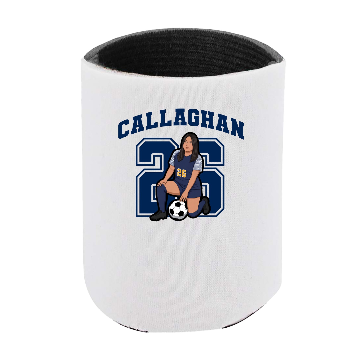 Can Holder — Number in White