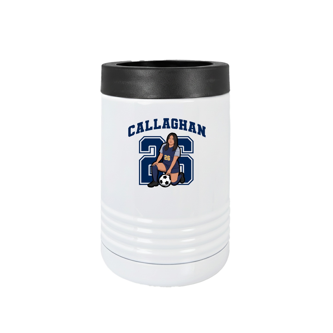 Beverage Holder — Number in White