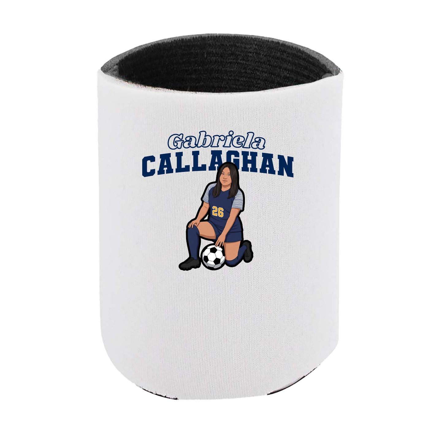 Can Holder — Name Arch in White