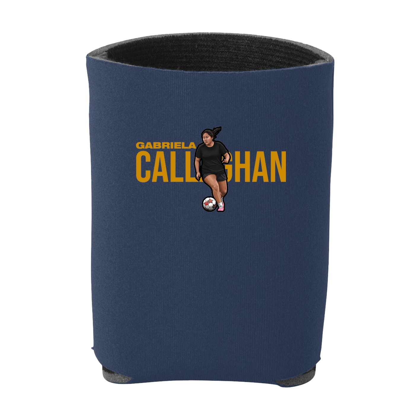 Can Holder — Player Name in Navy