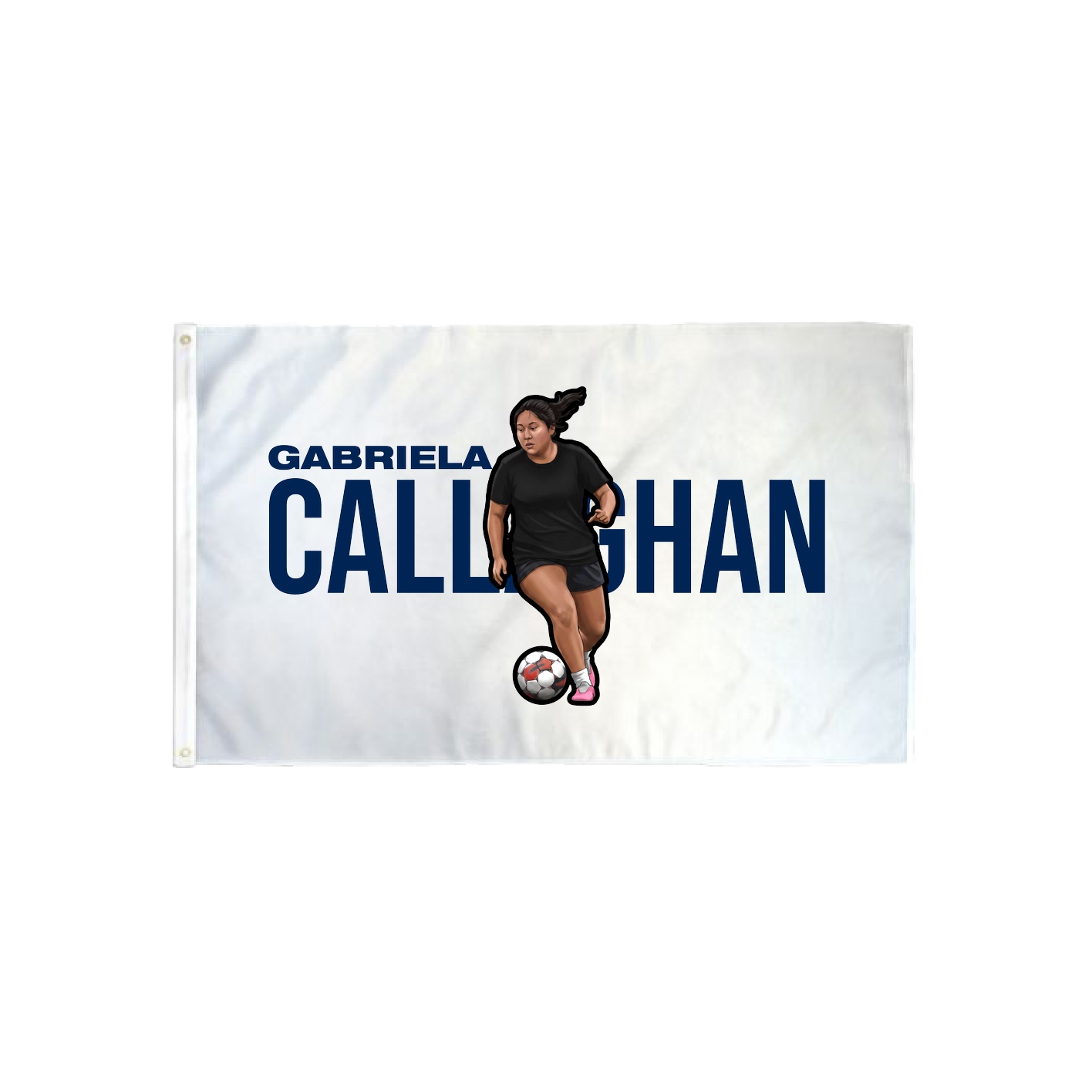 3x5 Flag — Player Name in Classic
