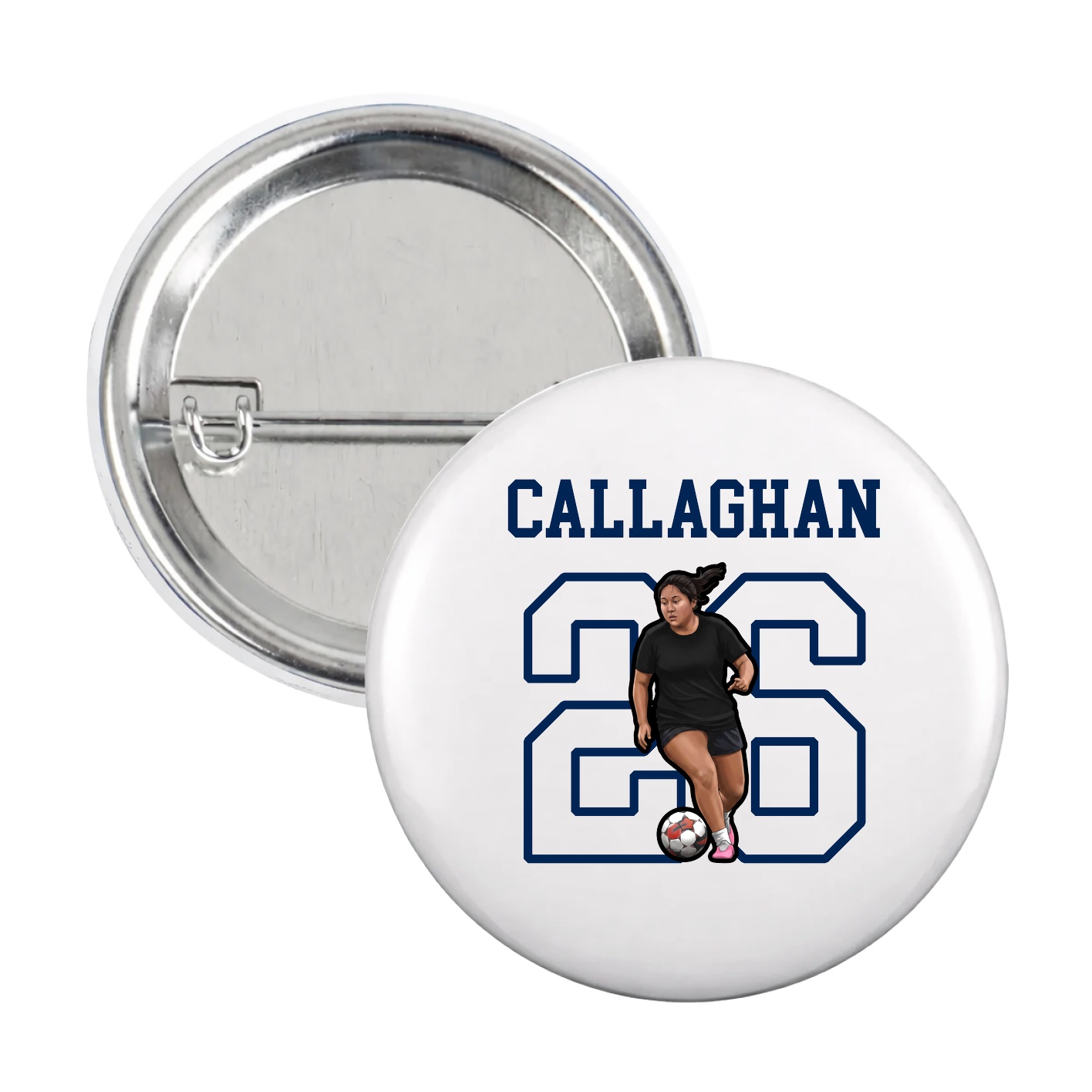Game Day Button — Shirsey in White
