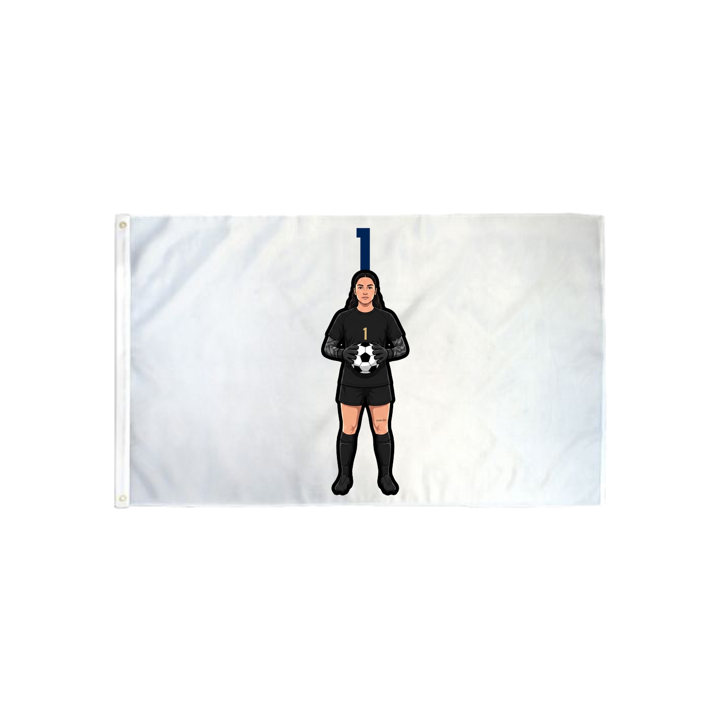 3x5 Flag — Number Top in Classic