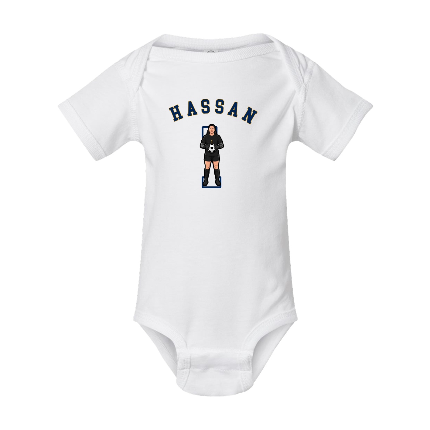 Baby Onesie — Shirsey Arch in White