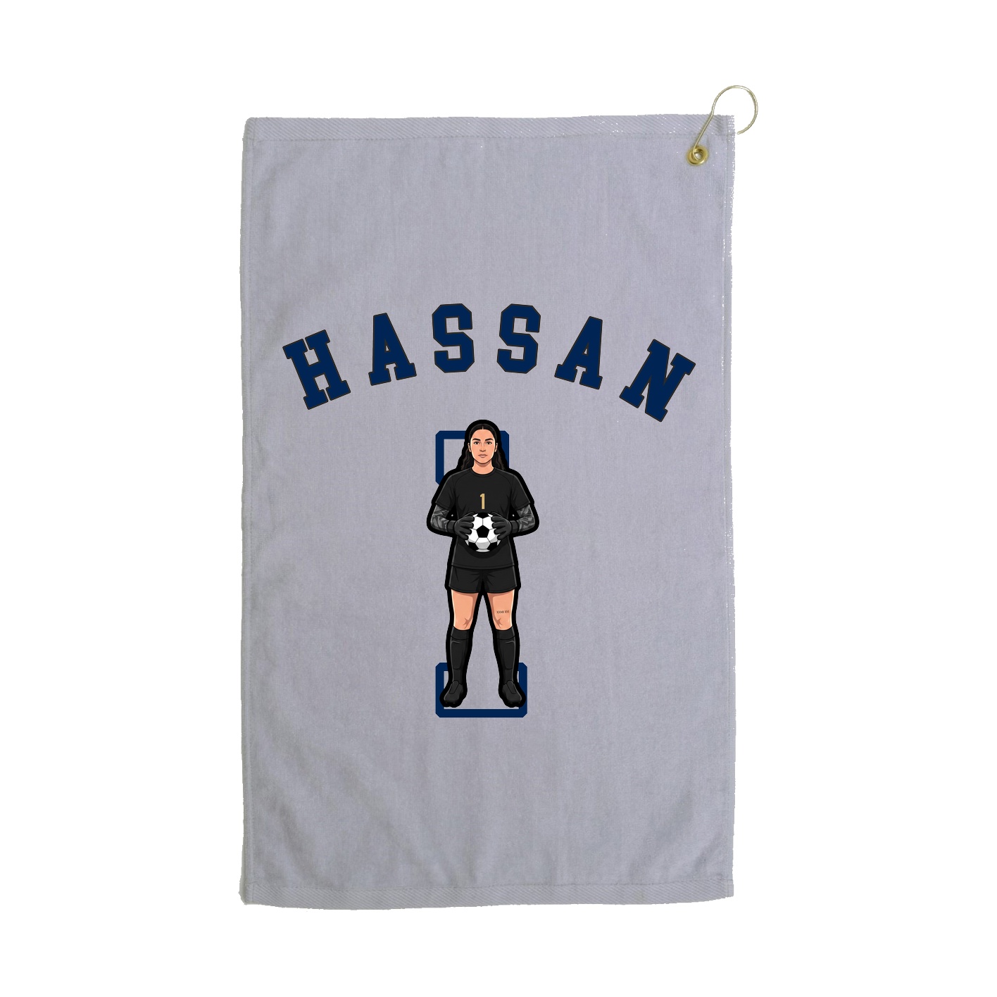 Golf Towel — Shirsey Arch in Grey
