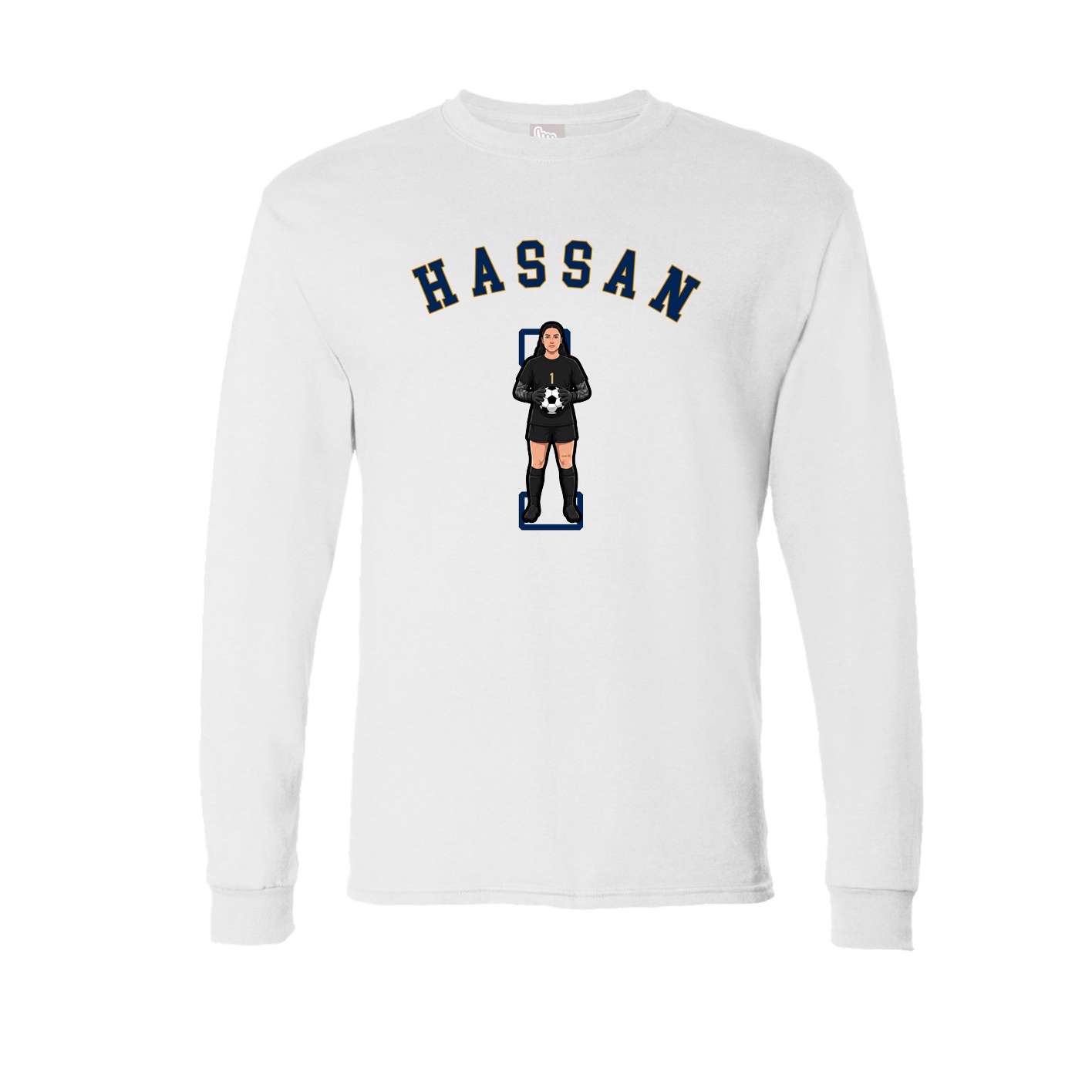 Long Sleeve Tee — Shirsey Arch in White