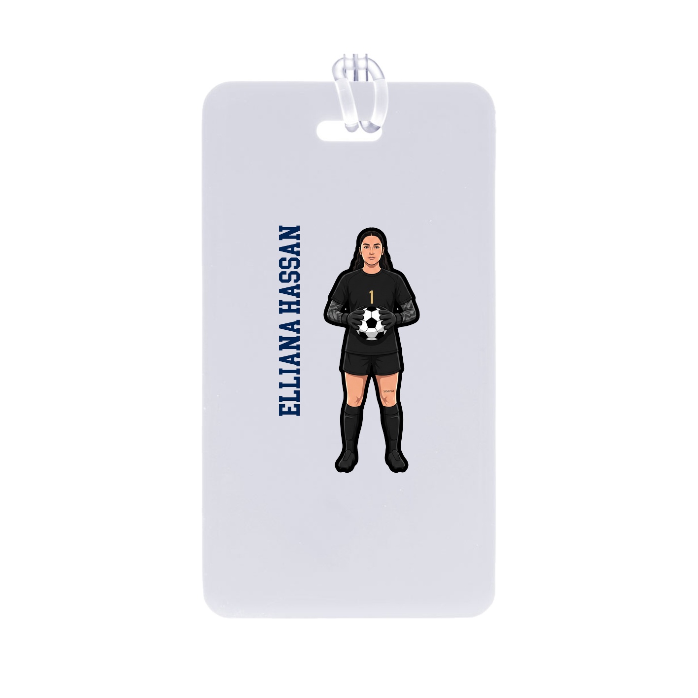 Bag Tag — Name Vertical in Classic