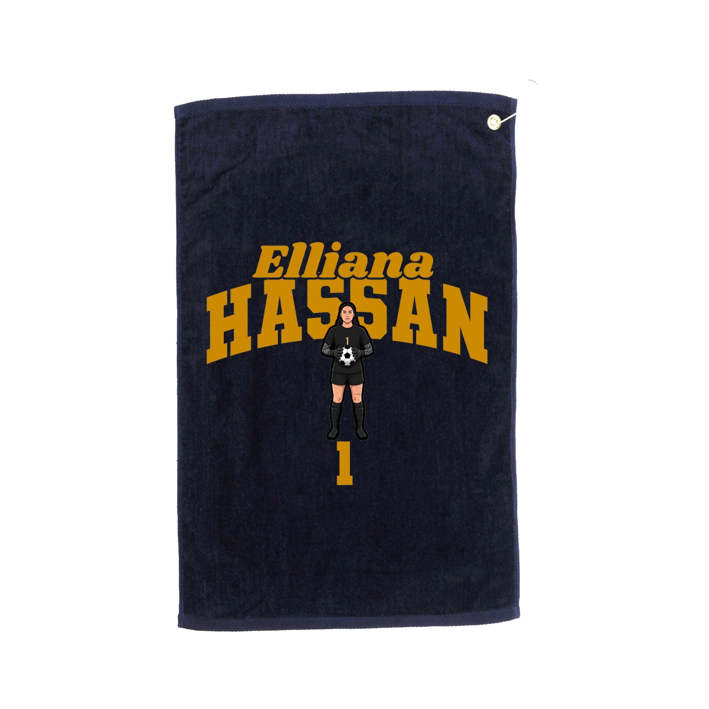 Golf Towel — Signature Arch in Navy