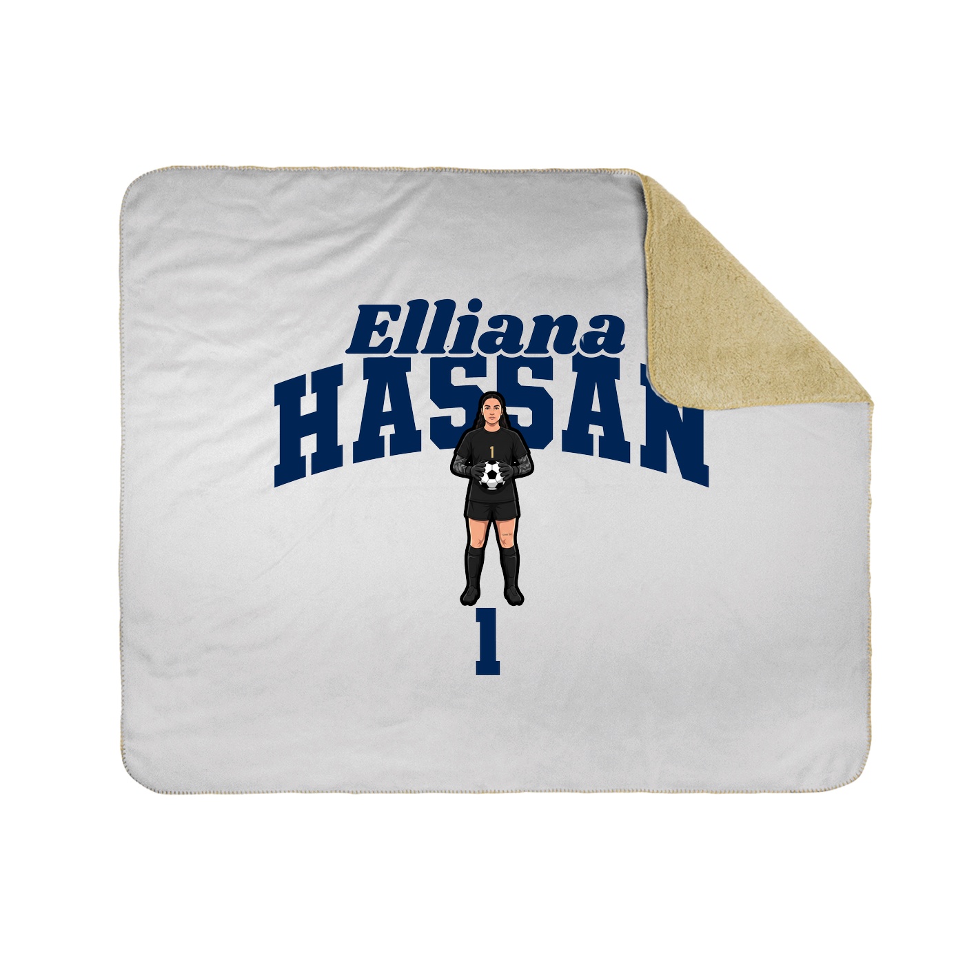 Throw Blanket — Signature Arch in White