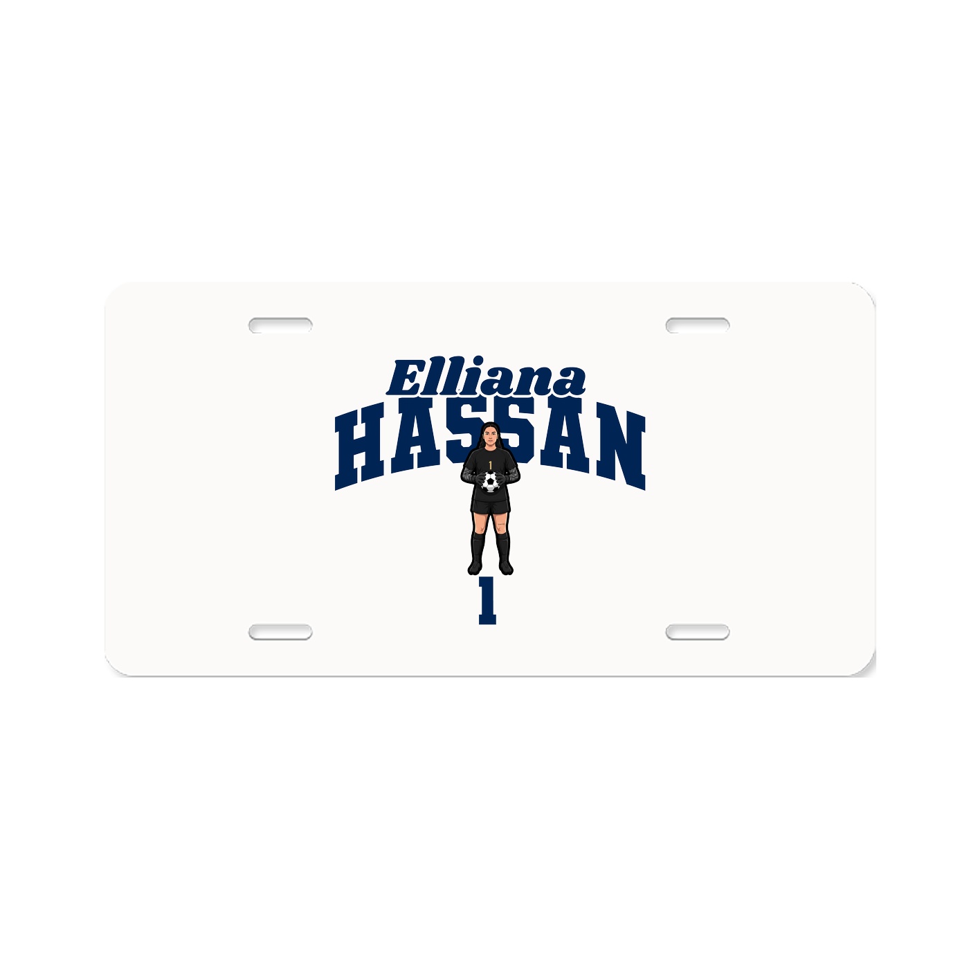 License Plate — Signature Arch in Classic