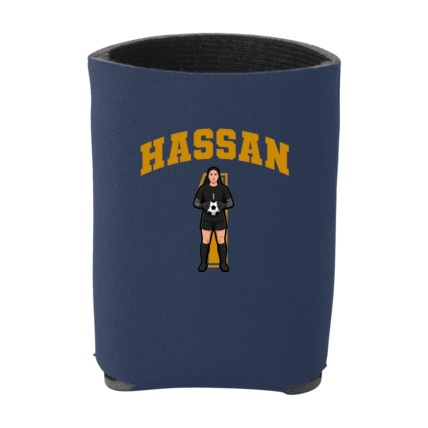 Can Holder — Number in Navy
