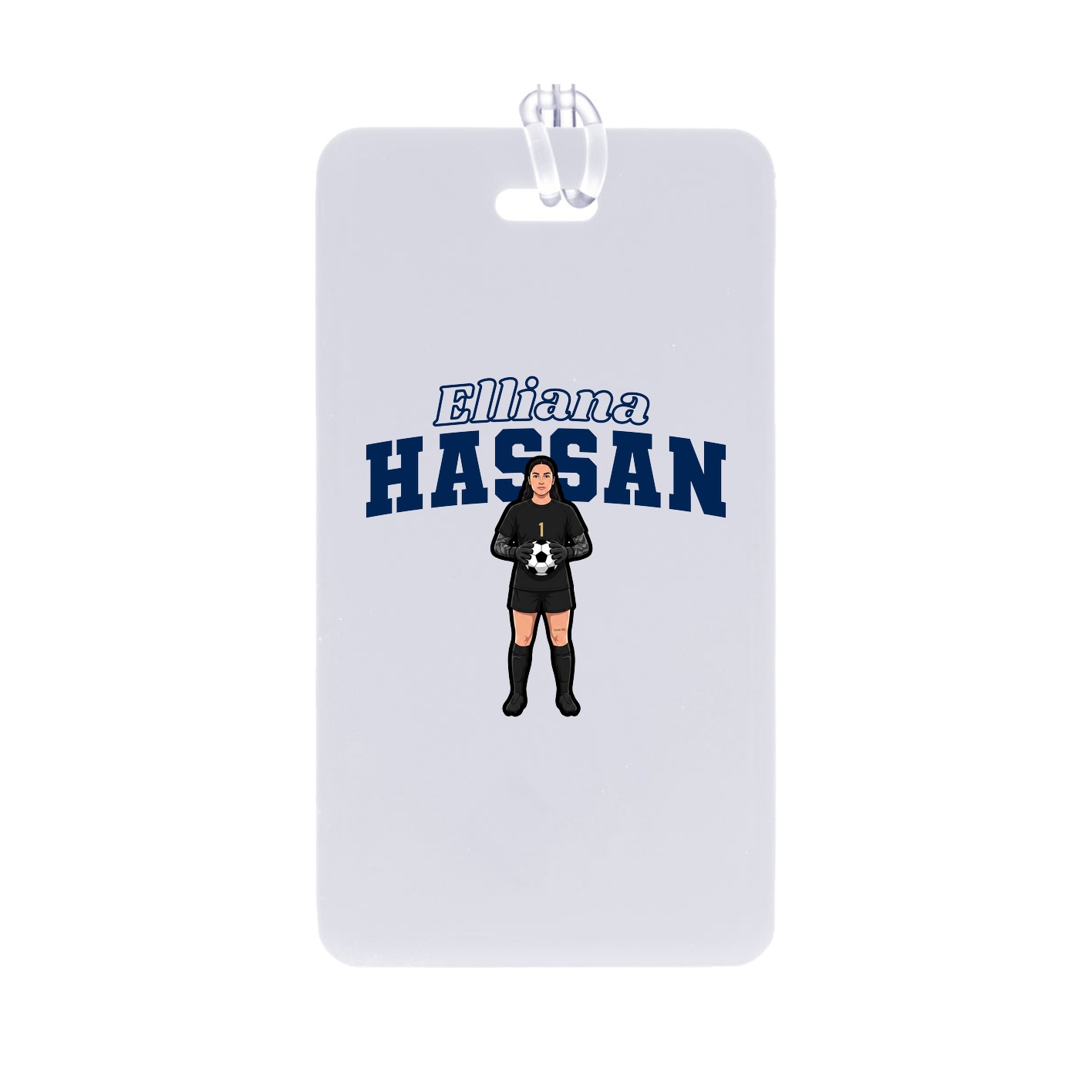 Bag Tag — Name Arch in Classic