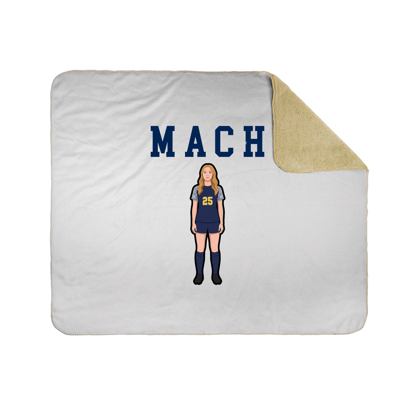 Throw Blanket — Shirsey in White