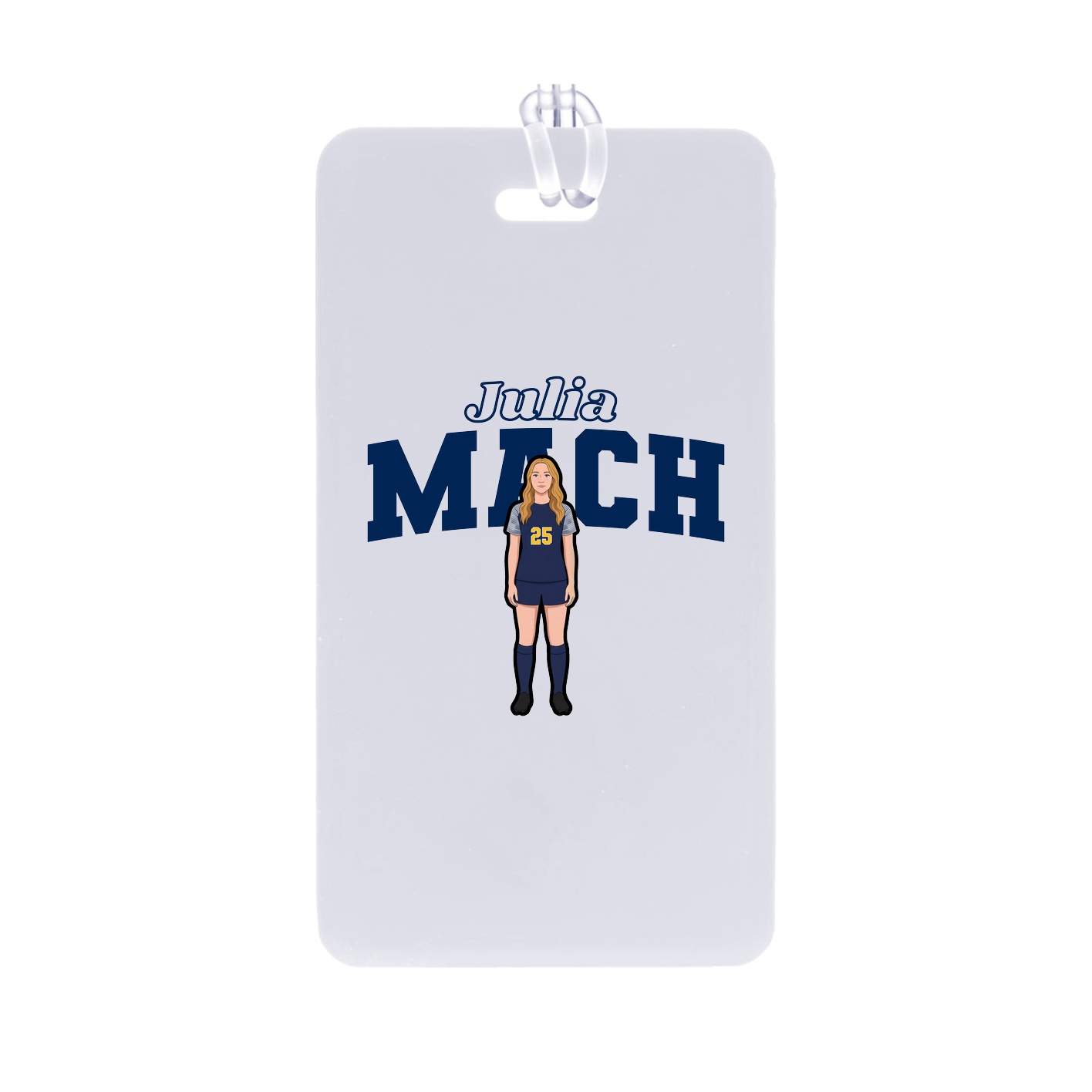 Bag Tag — Name Arch in Classic