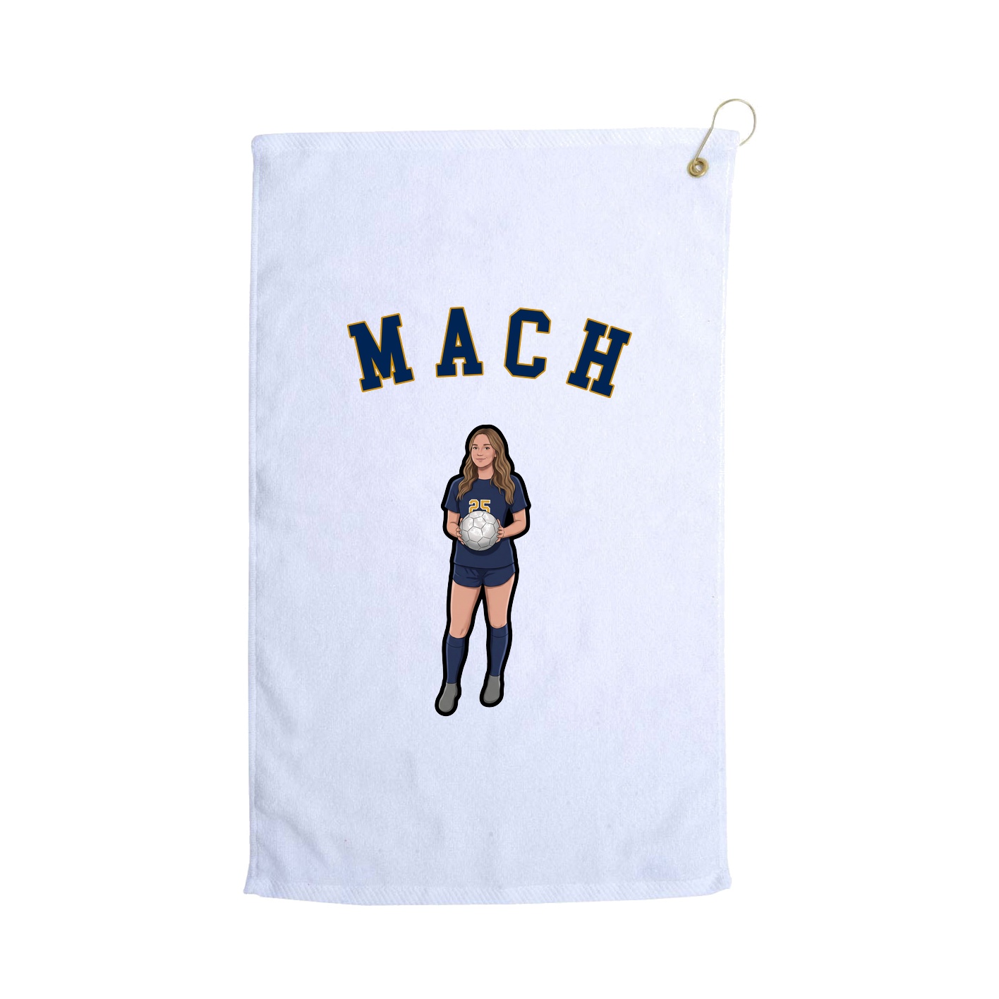 Golf Towel — Shirsey Arch in White