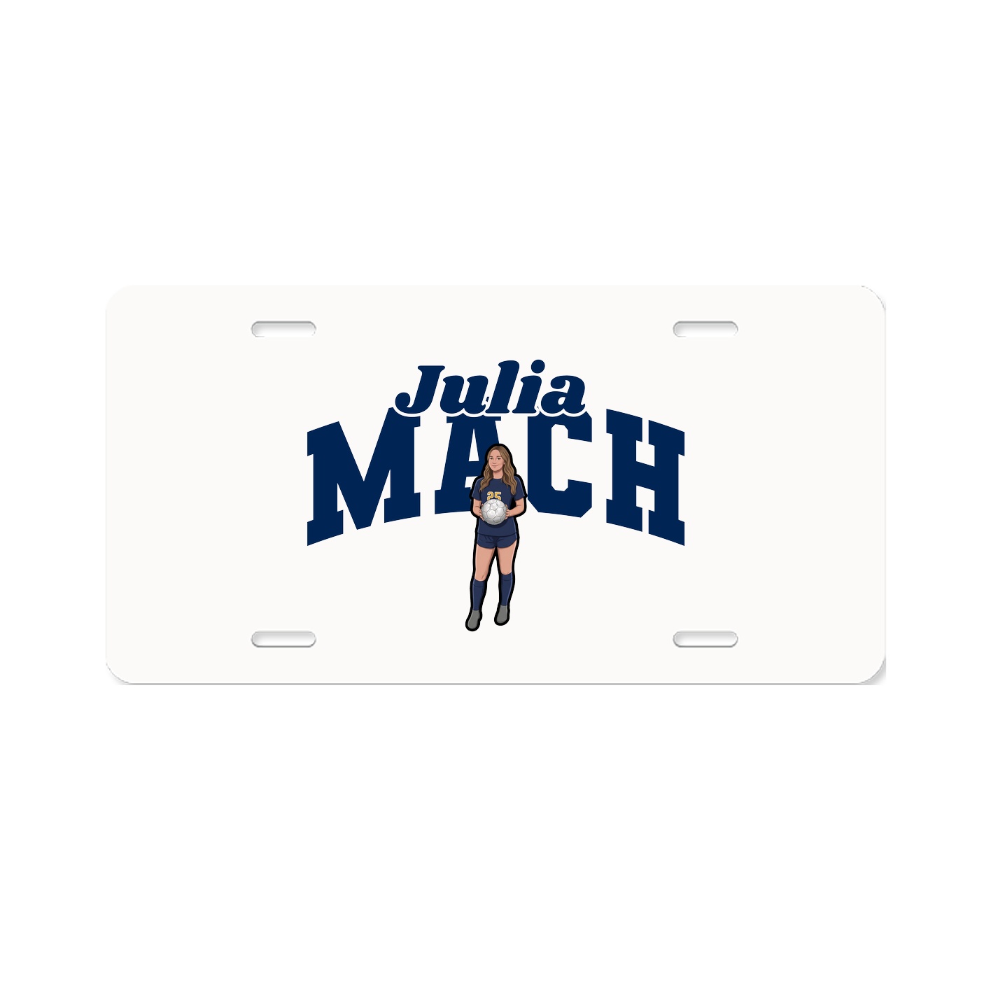 License Plate — Signature Arch in Classic