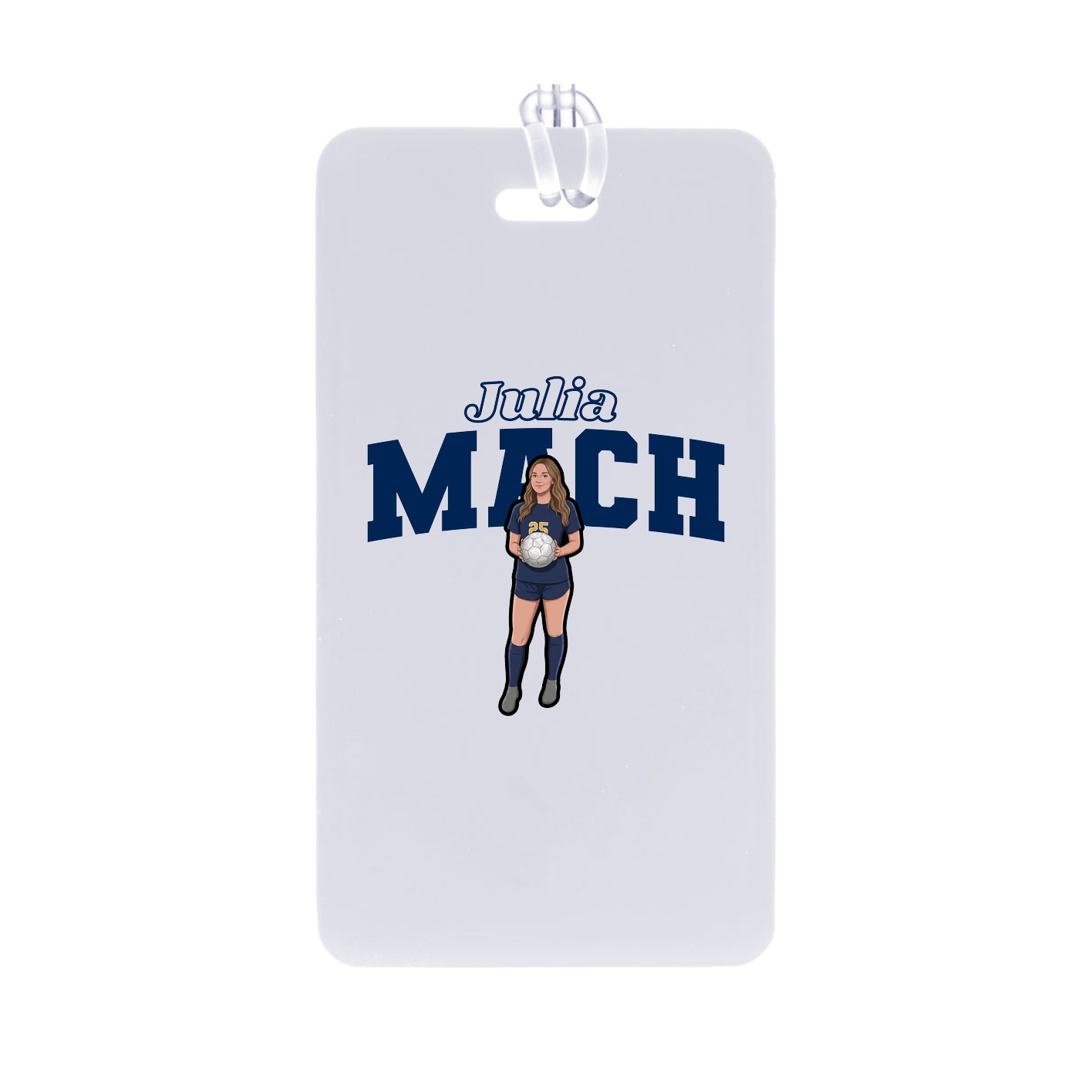 Bag Tag — Name Arch in Classic