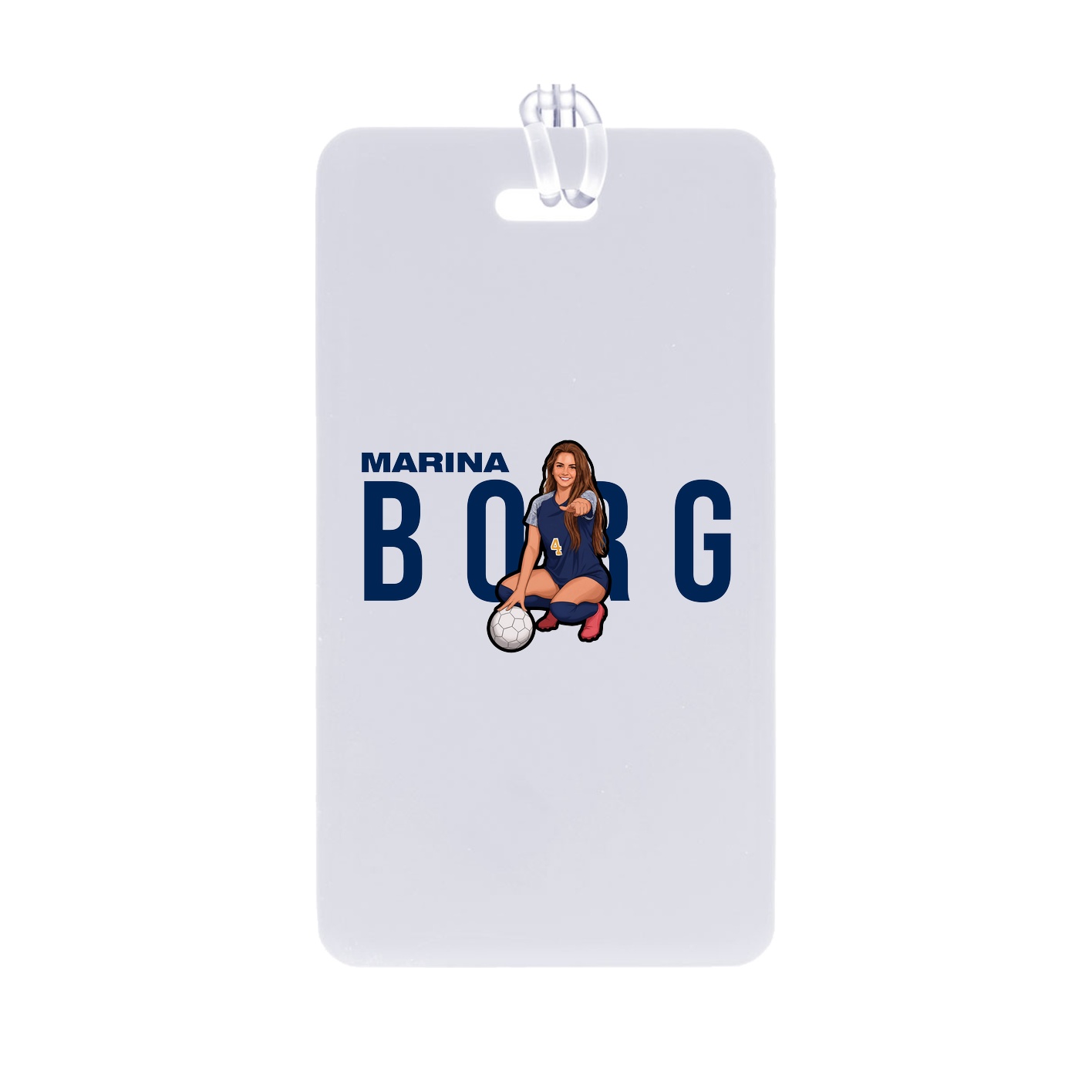 Bag Tag — Player Name in Classic