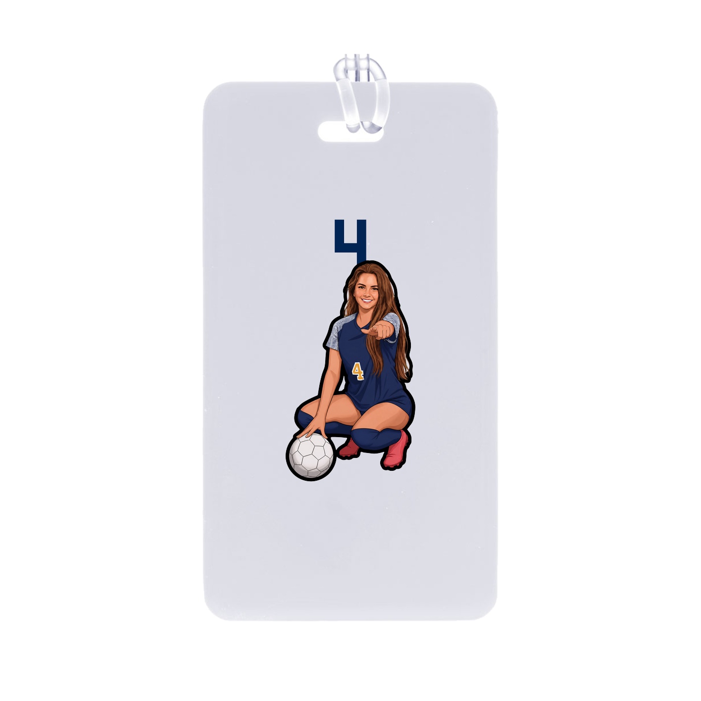 Bag Tag — Number Top in Classic
