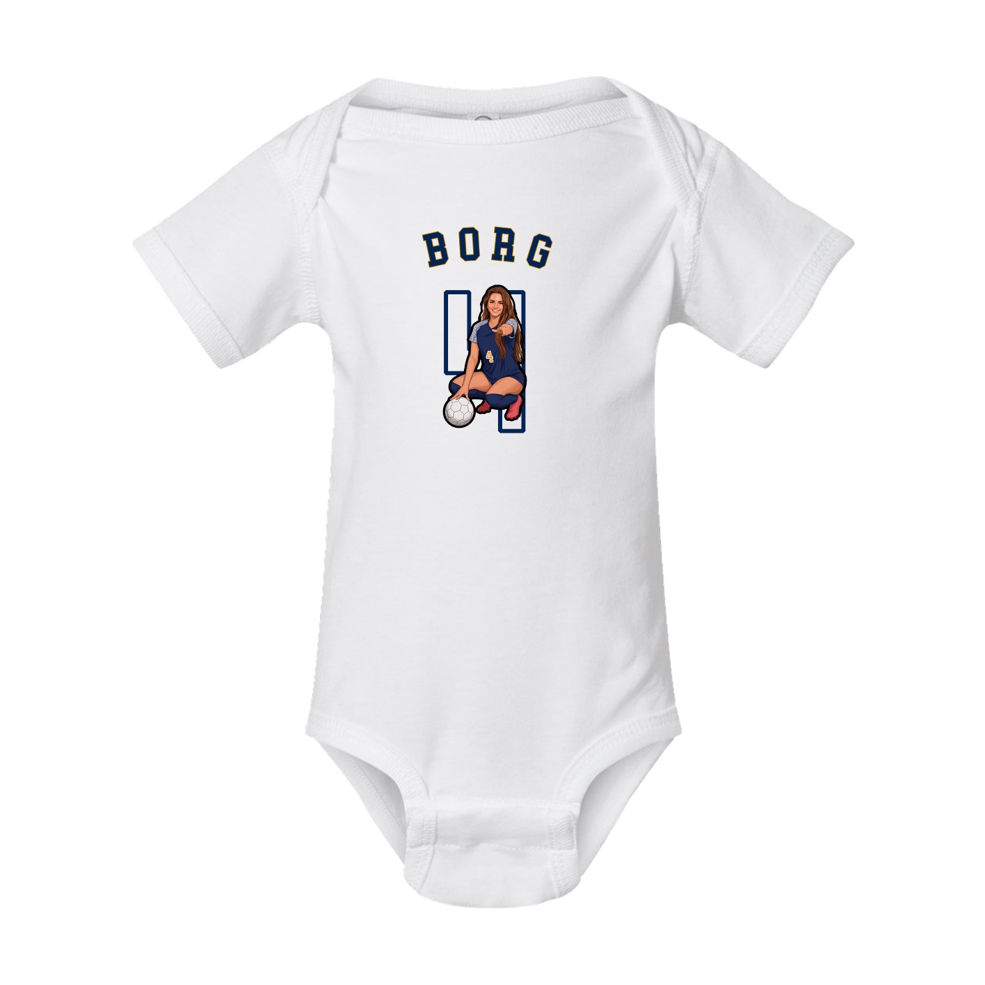 Baby Onesie — Shirsey Arch in White
