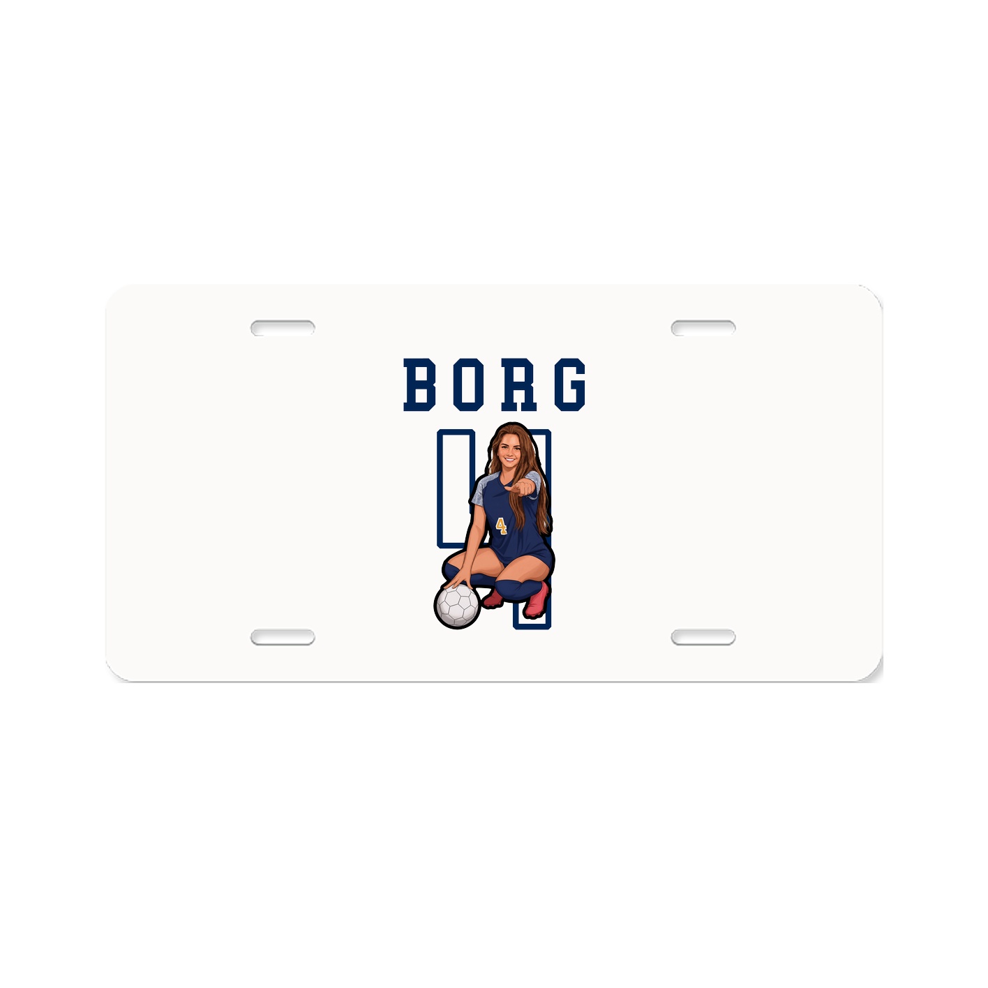 License Plate — Shirsey in Classic