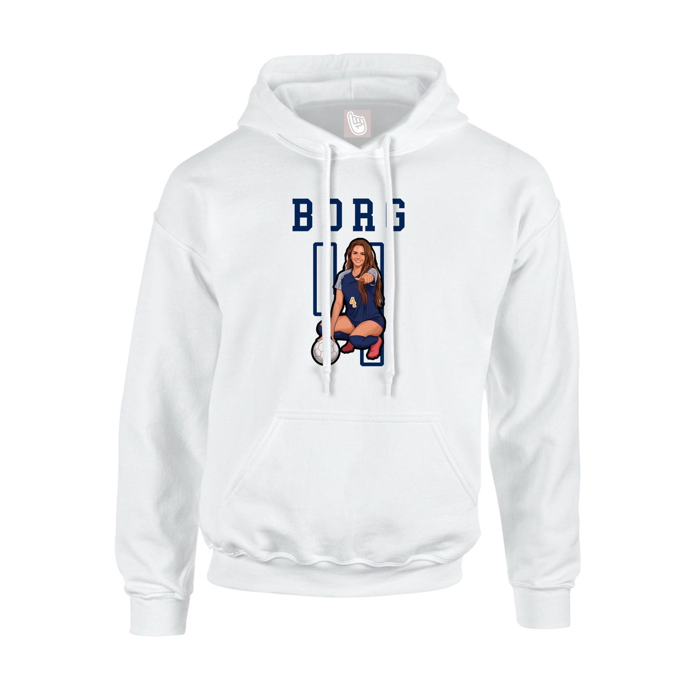 Youth Hoodie — Shirsey in White