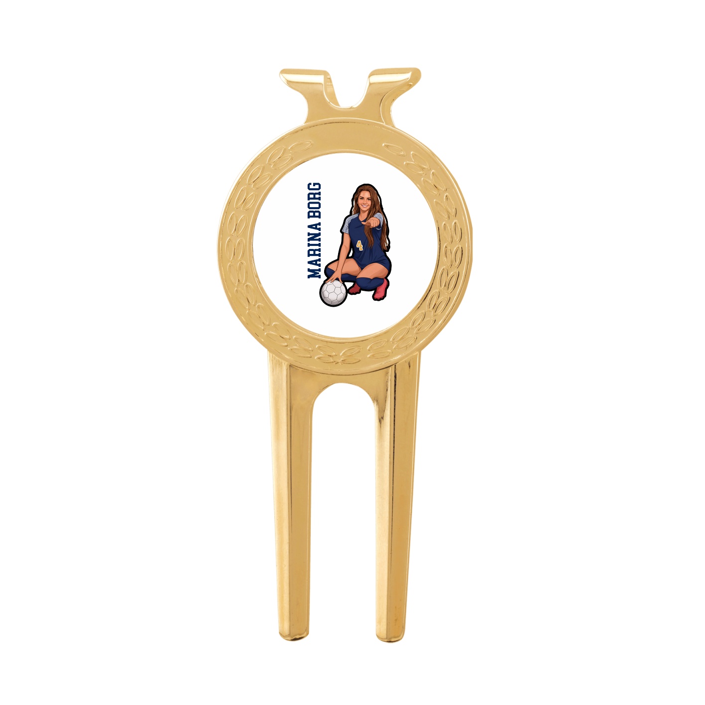 Divot Tool with Ball Marker — Name Vertical in Classic