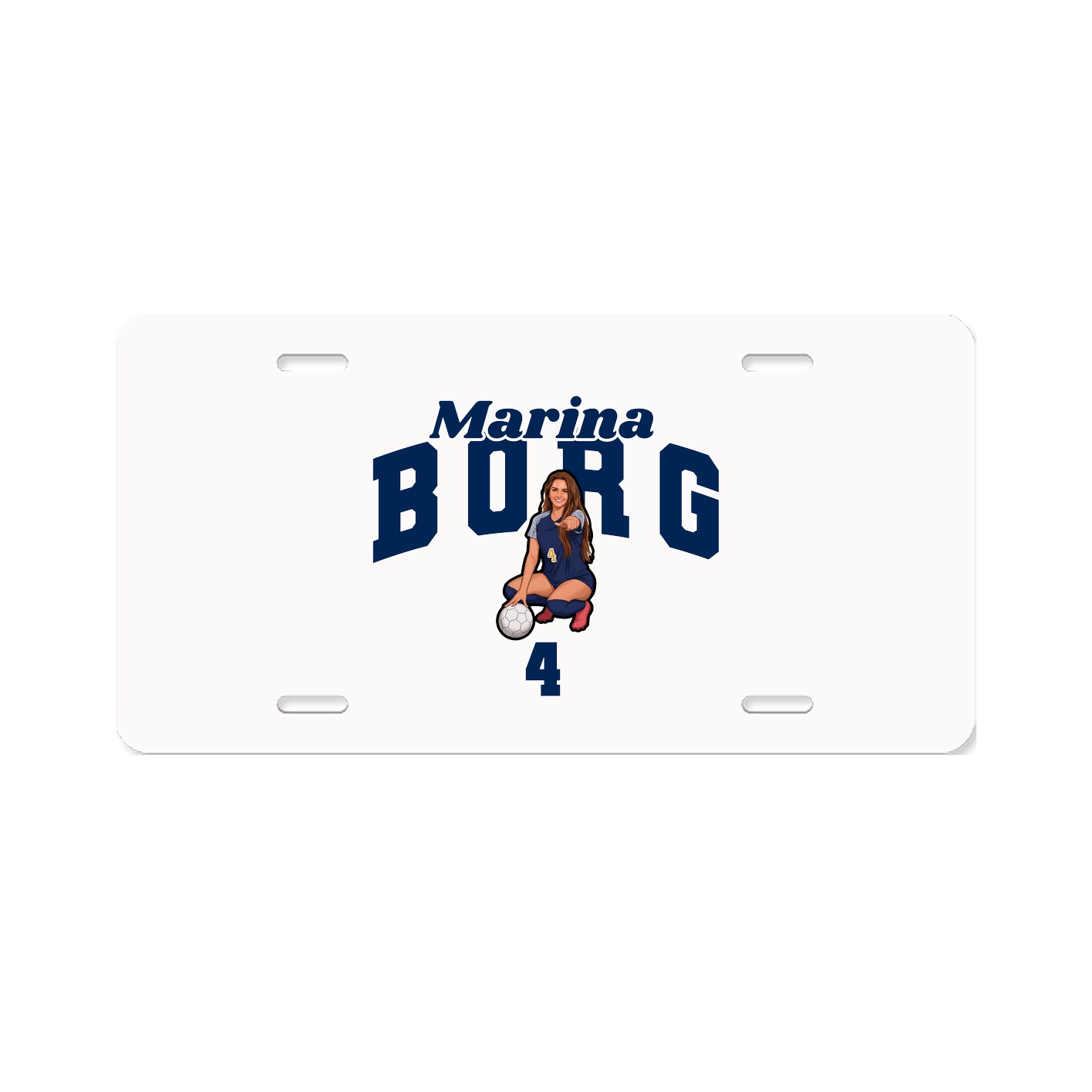 License Plate — Signature Arch in Classic
