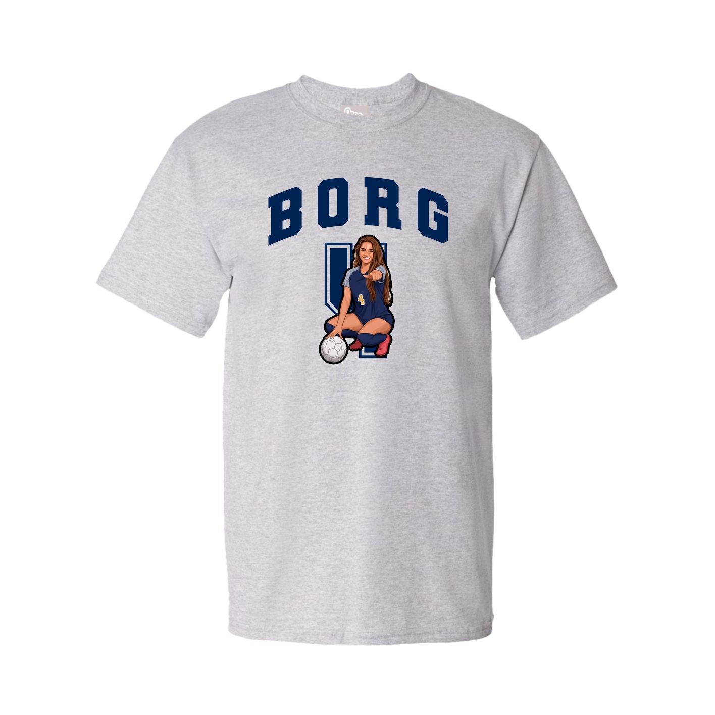 Tee — Number in Grey