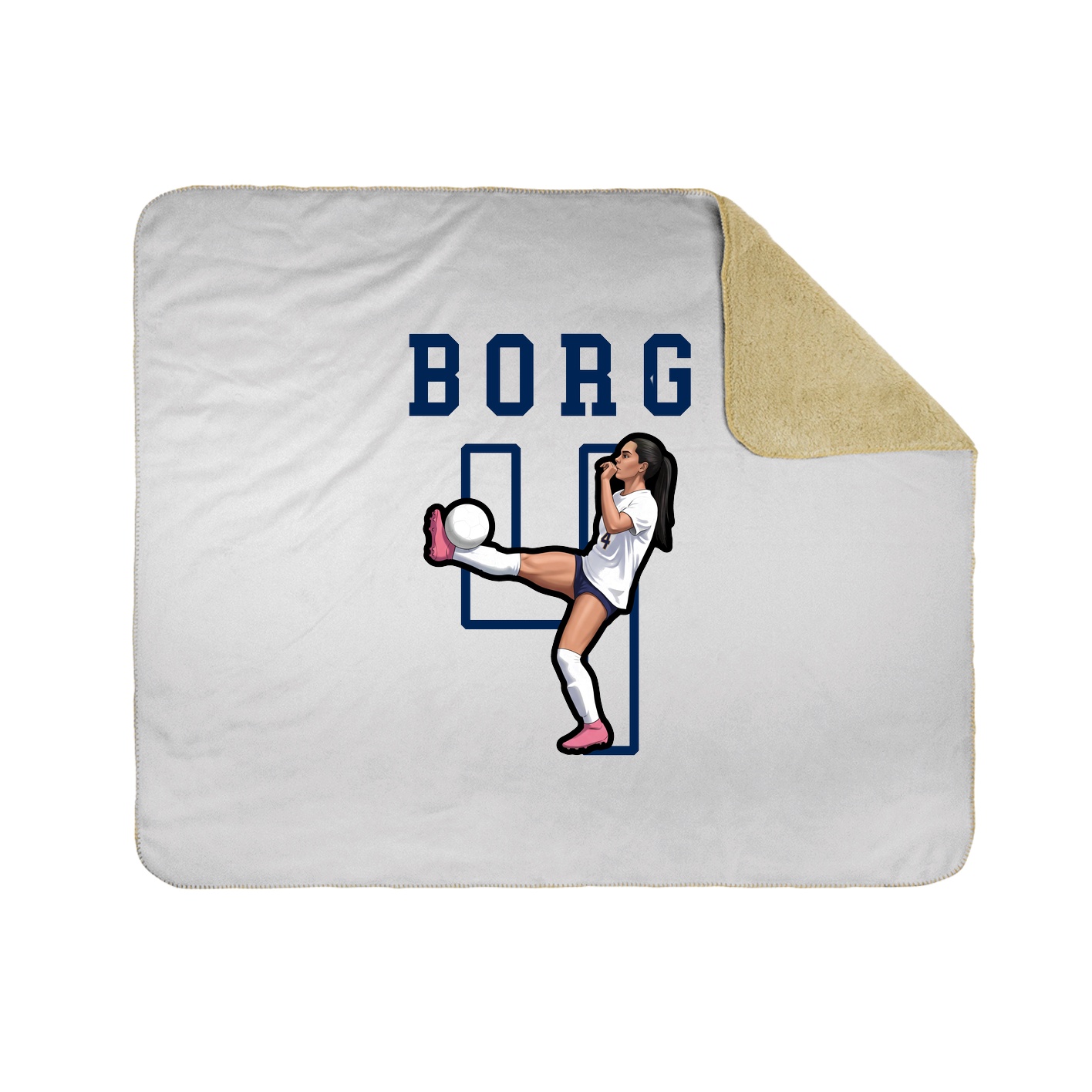Throw Blanket — Shirsey in White